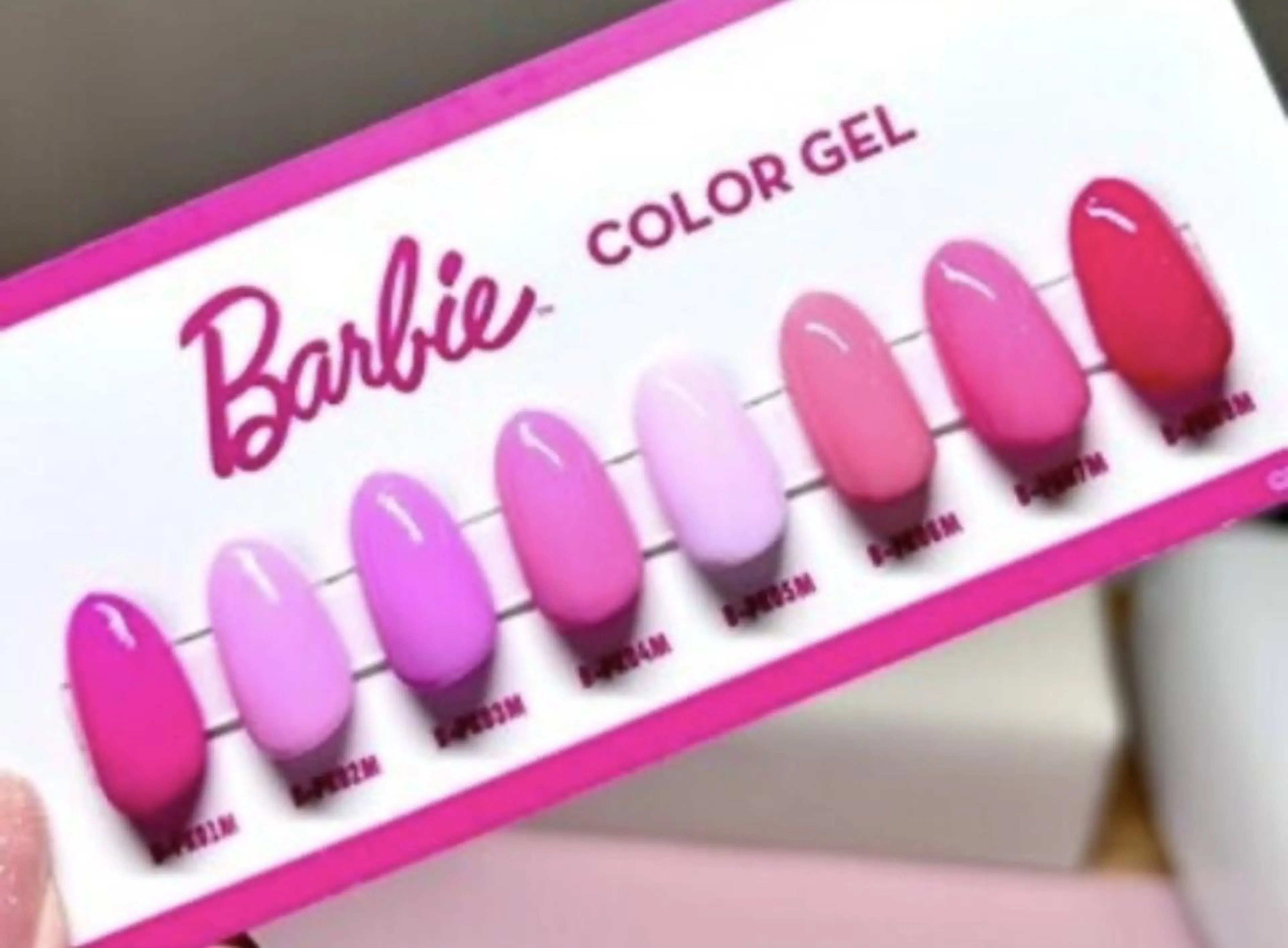 【ハンド】ワンカラー♥Barbieシリーズ（オフなし）の写真