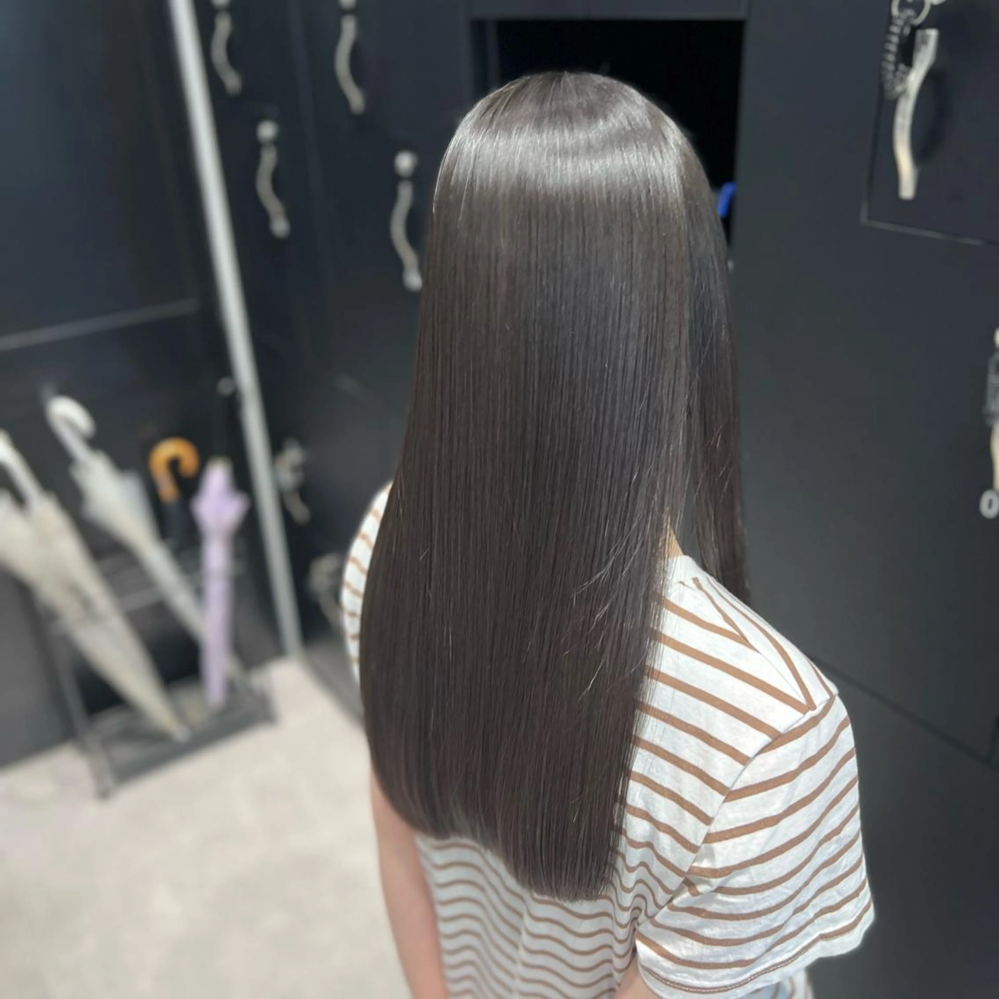 ロング 縮毛矯正　野口 恵のヘアスタイル