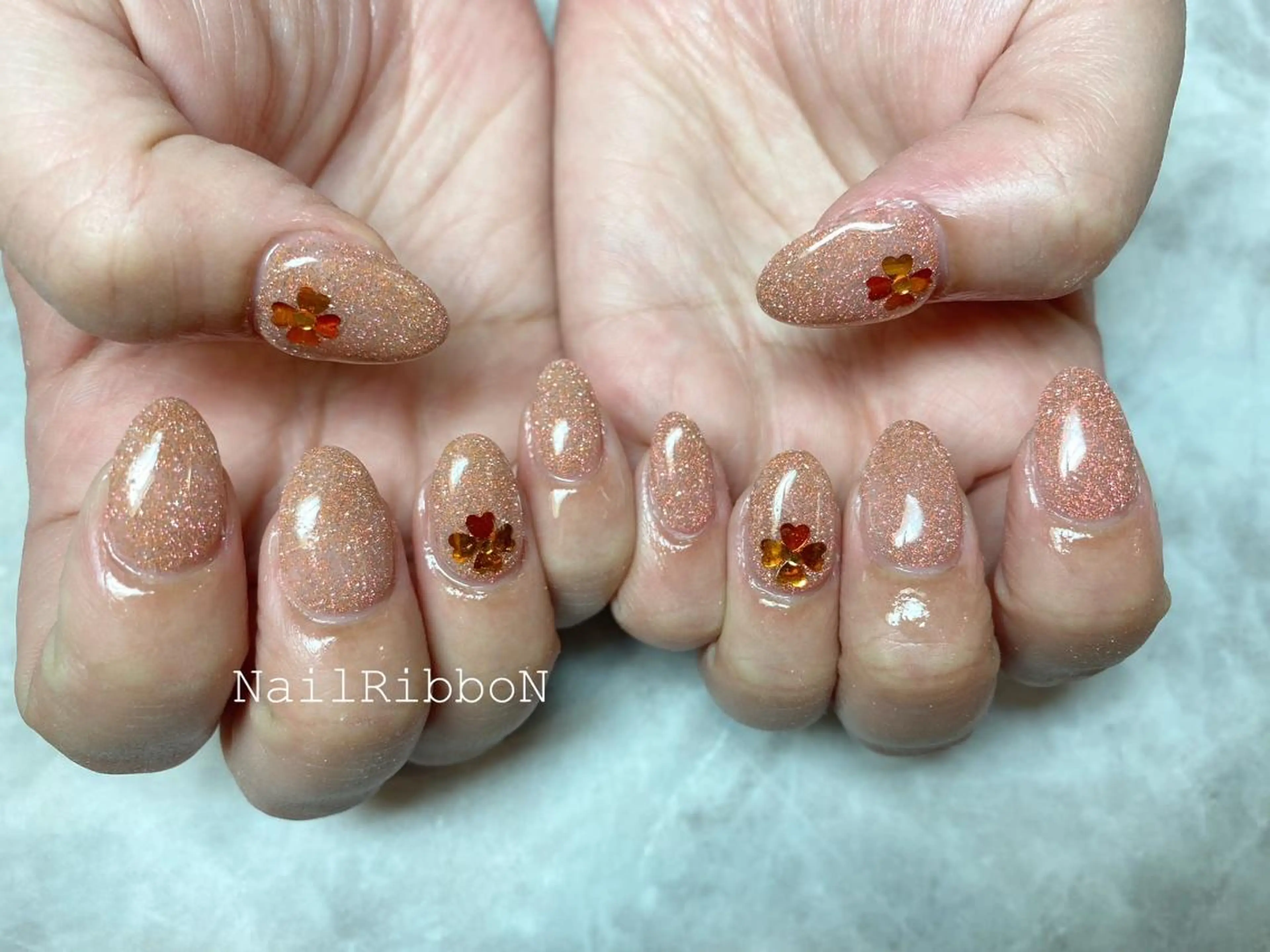 ネイル ネイルリボン 石田のネイルデザイン