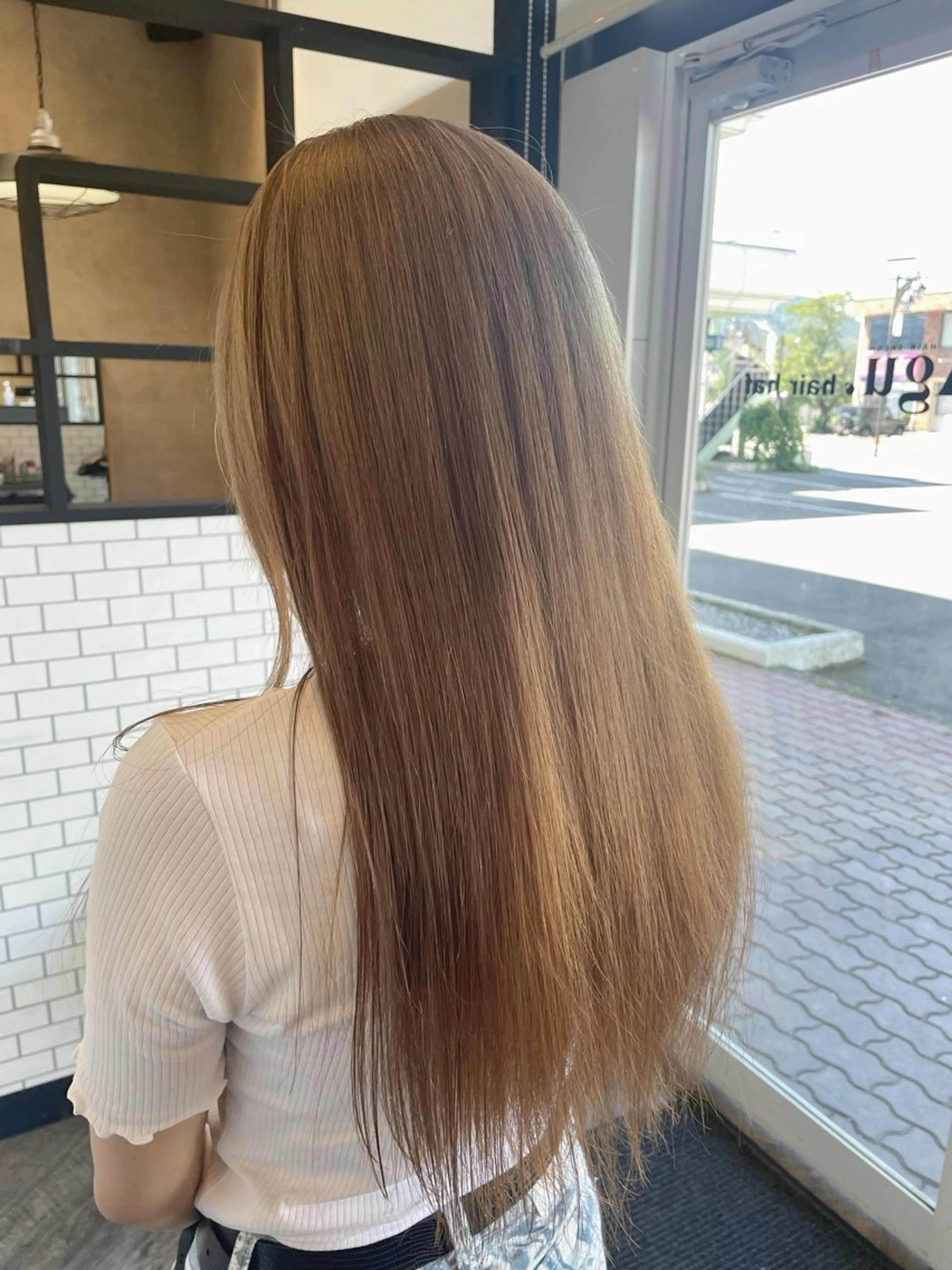 ロング カラー カット ヘアカラー トリートメント haf店長 ✂︎タカハシレン✂︎のヘアスタイル