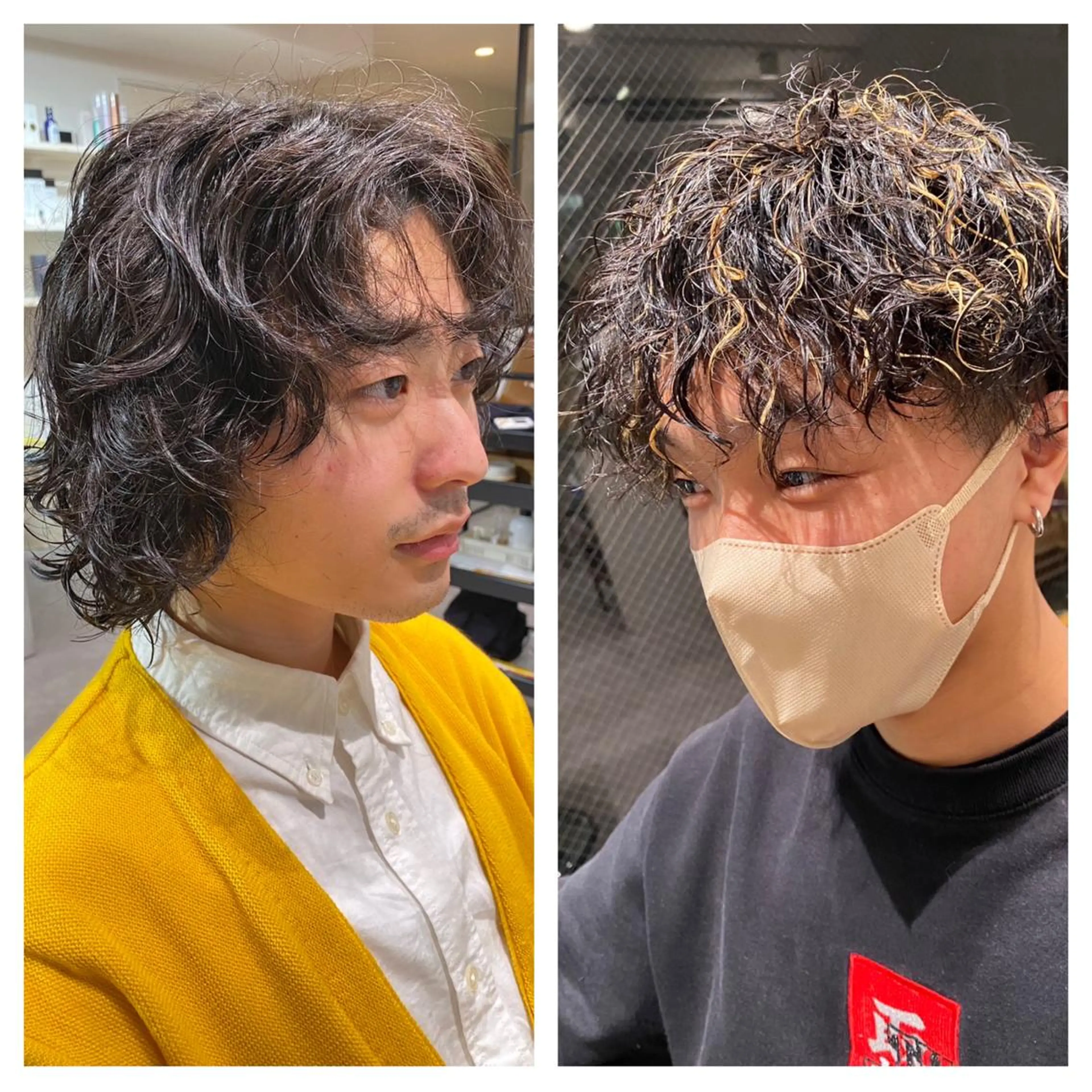 ショート パーマ 堀 直人のヘアスタイル