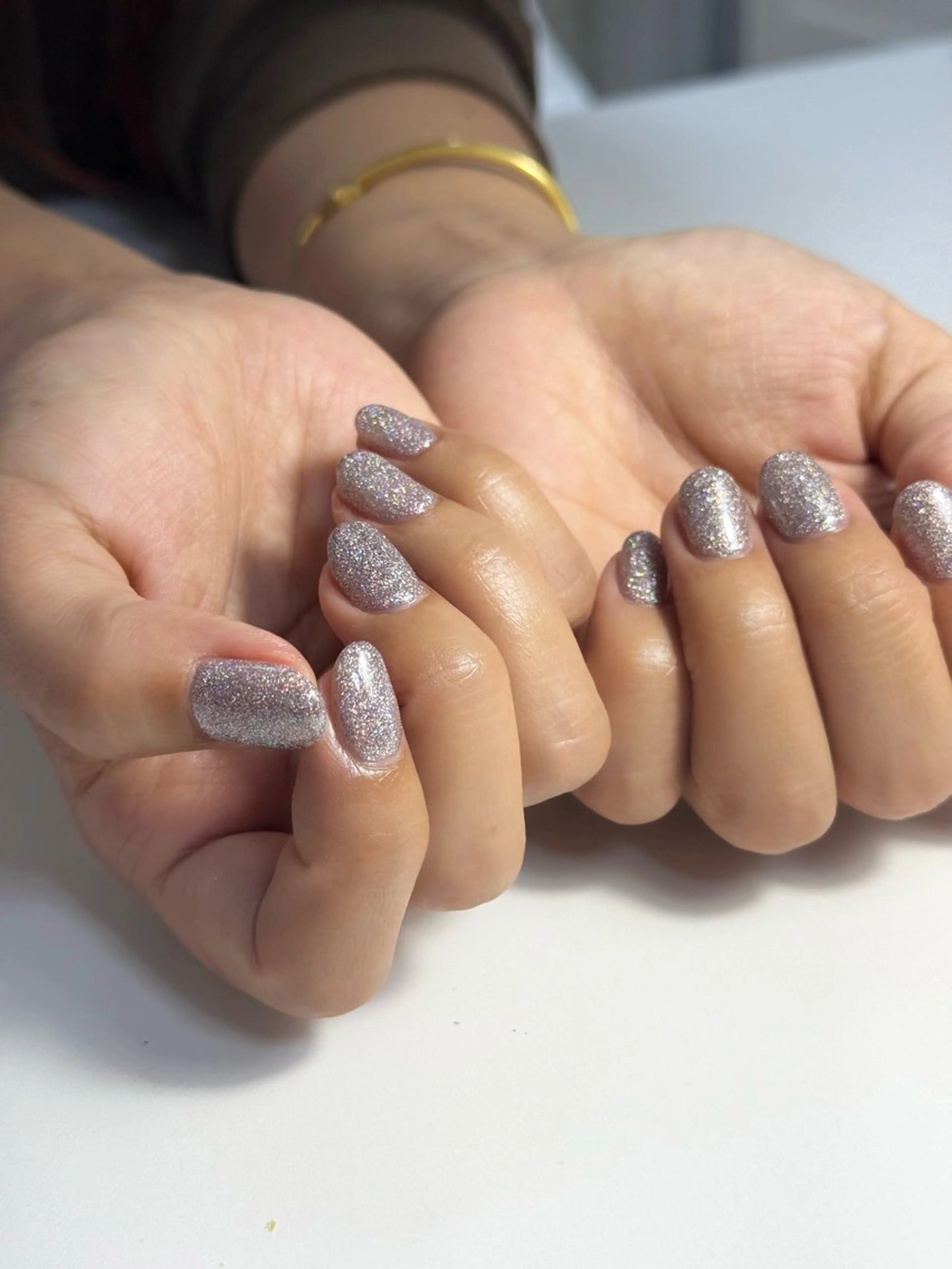 ネイル ジェルネイル ラメ(グリッター) ワンカラーネイル 北小岩ネイリスト吉田 由圭のネイルデザイン