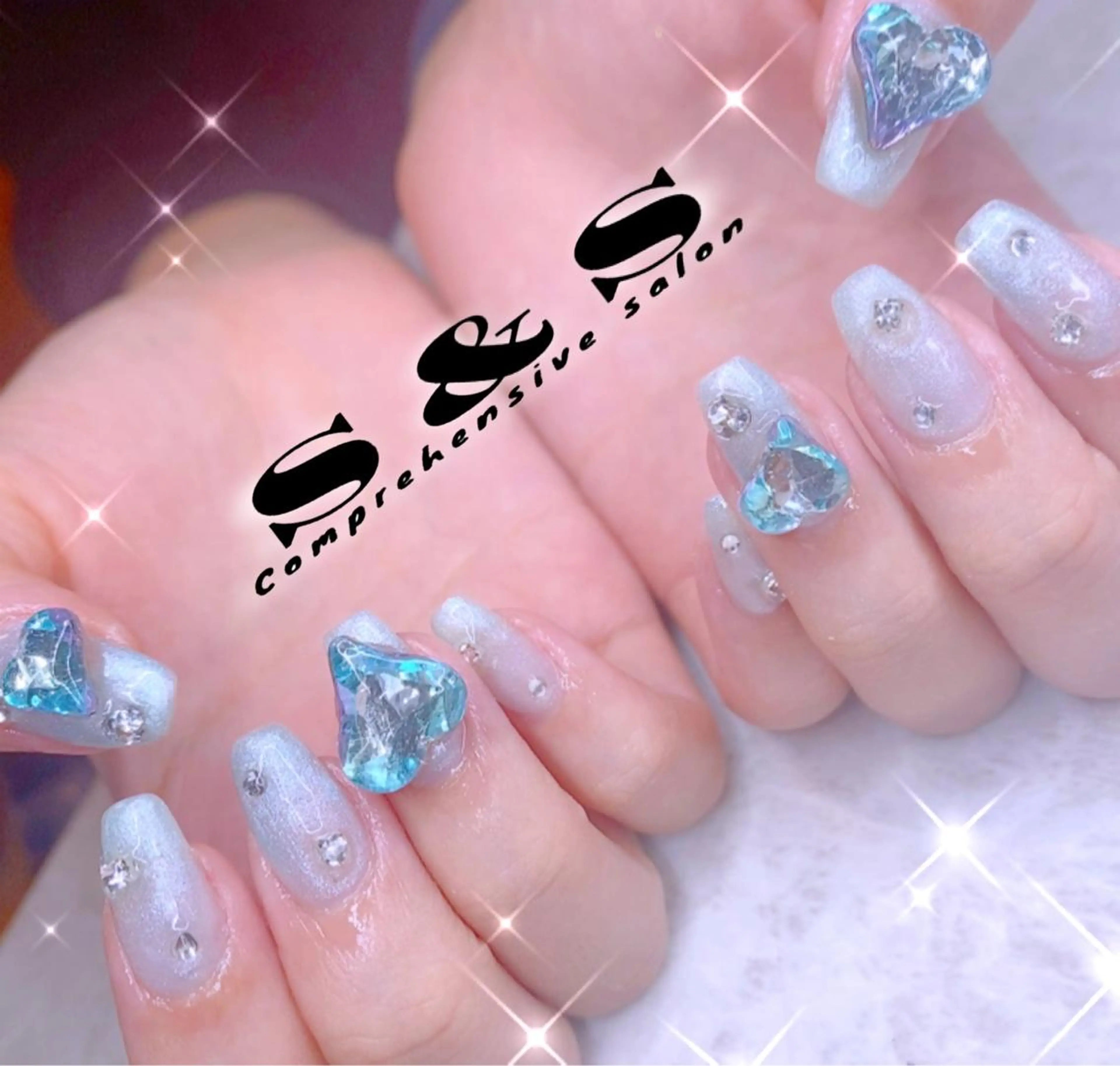 ネイル 長さ出し メンズネイル 持ち込み スカルプネイル S&S 村田小百合のネイルデザイン