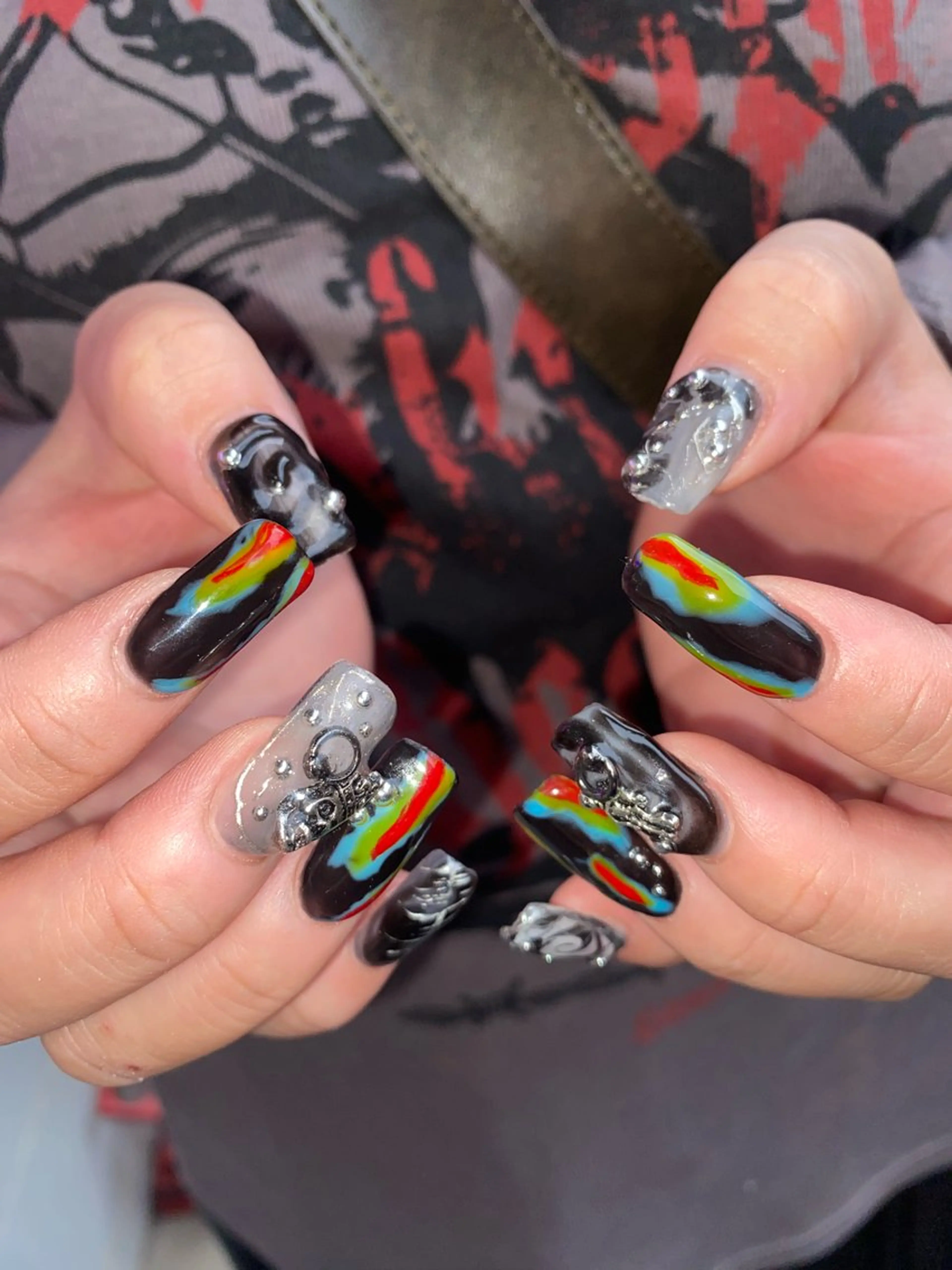 ネイル ハンドネイル .unff所属・hana (..)個 性派/メンズネイル◎のネイルデザイン