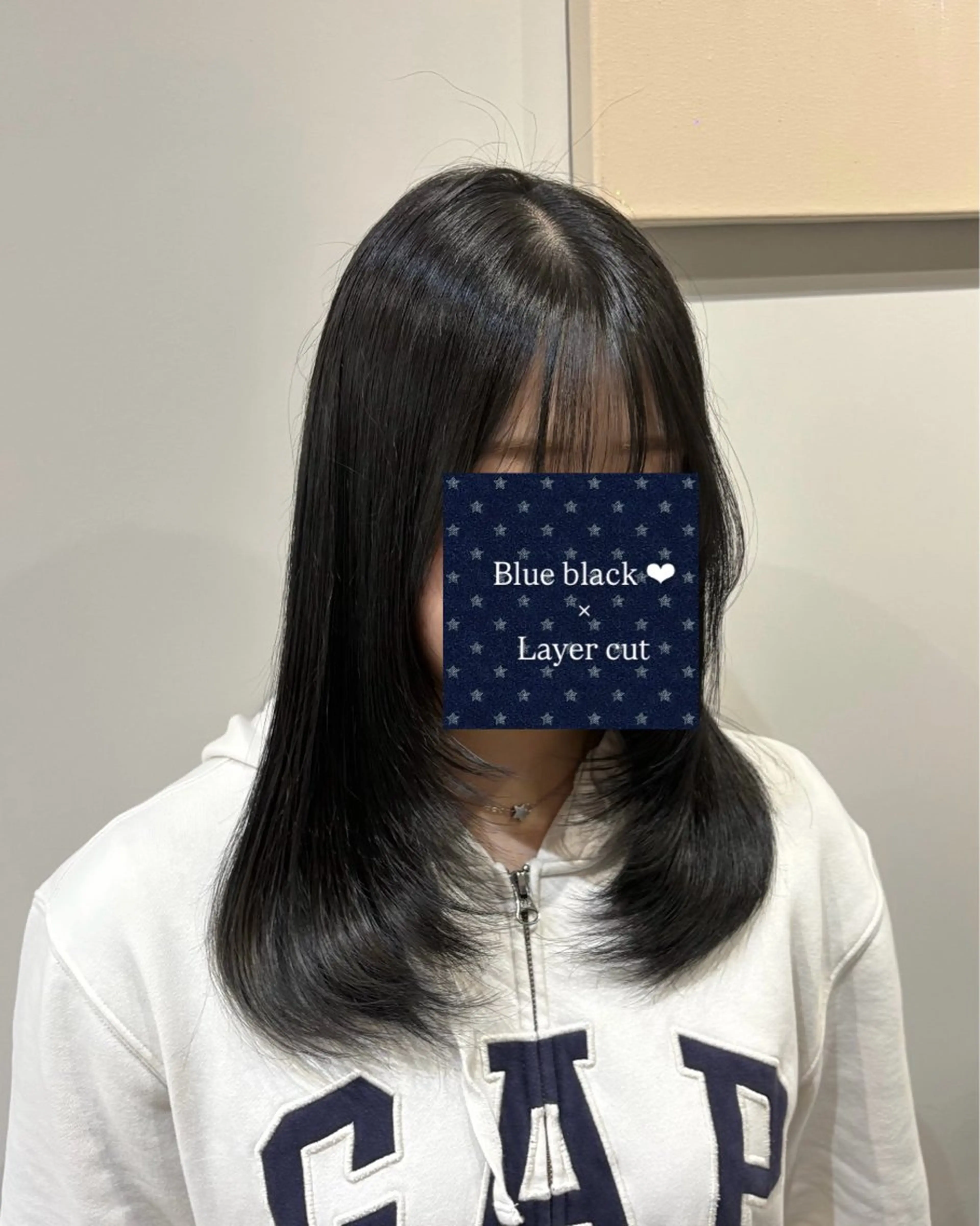 ミディアム カット ヘアカラー 谷口 綾架のヘアスタイル