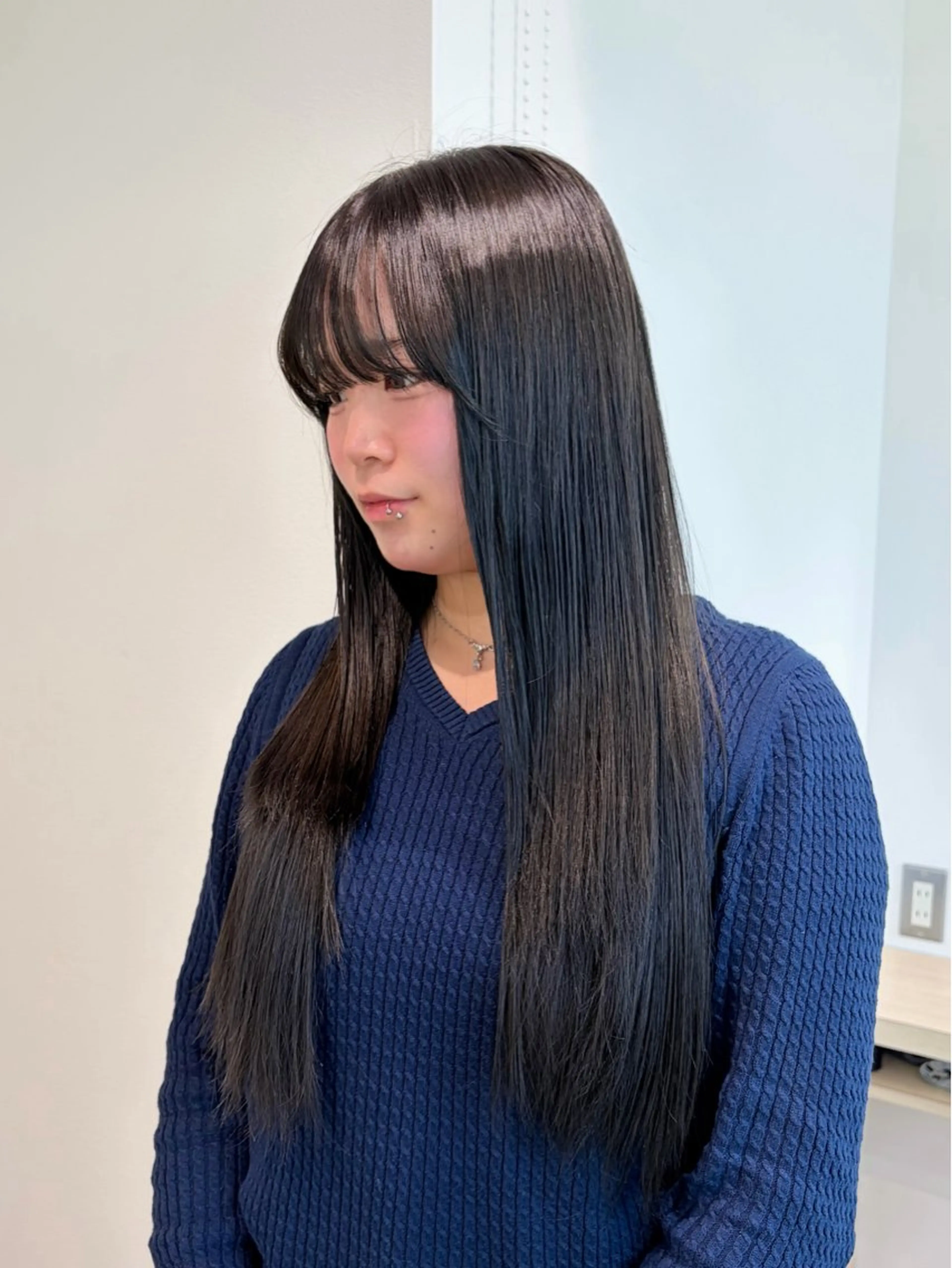 ロング カラー 透明感カラー ヘアカラー Yamada Ami🪐のヘアスタイル