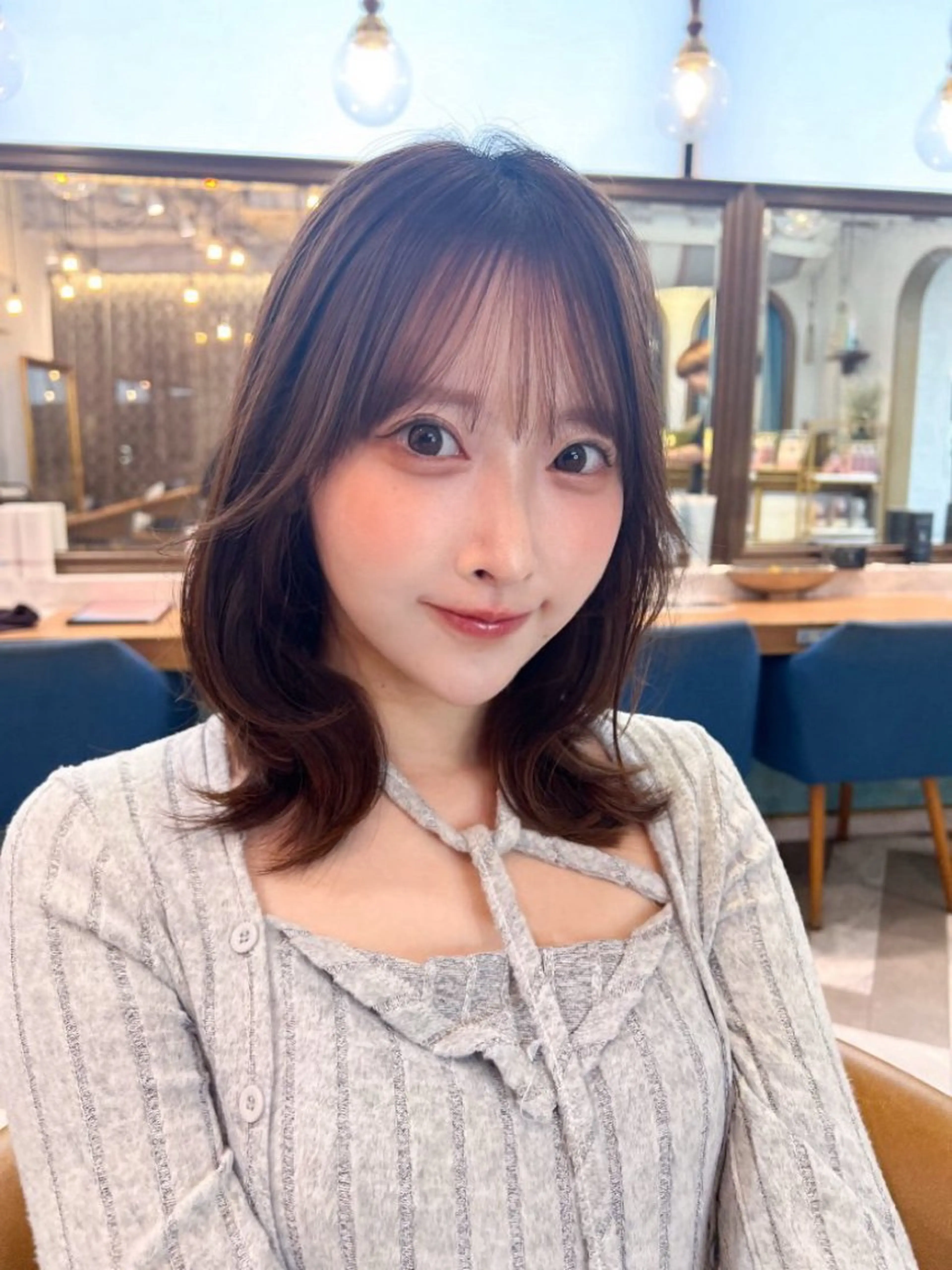 【💛似合わせカット+3stepトリートメント⭐】超音波アイロン付き!🌙の写真