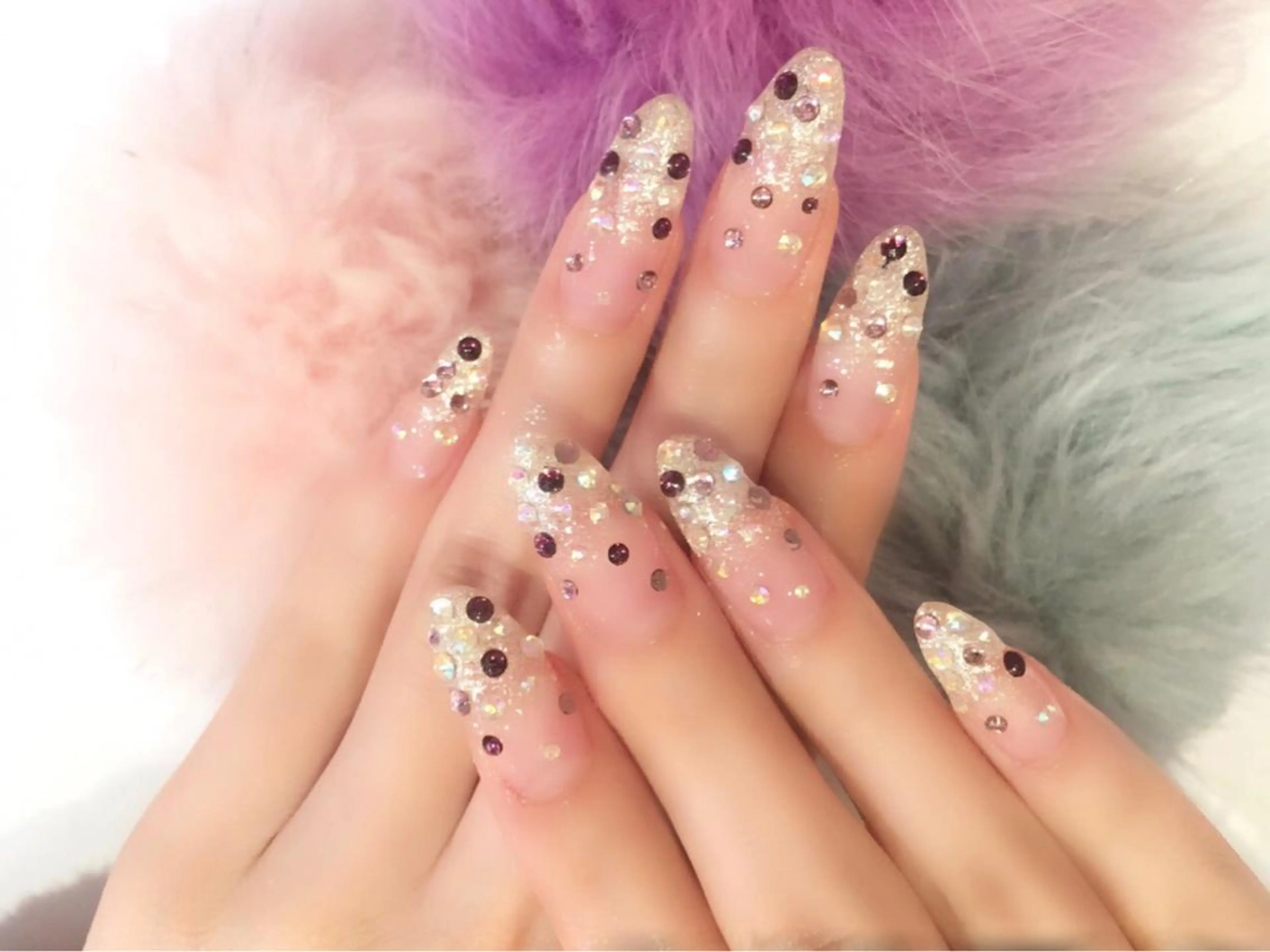 ロング カラー メンズ キッズ ネイル NAILSGOGO shibuyaのネイルデザイン