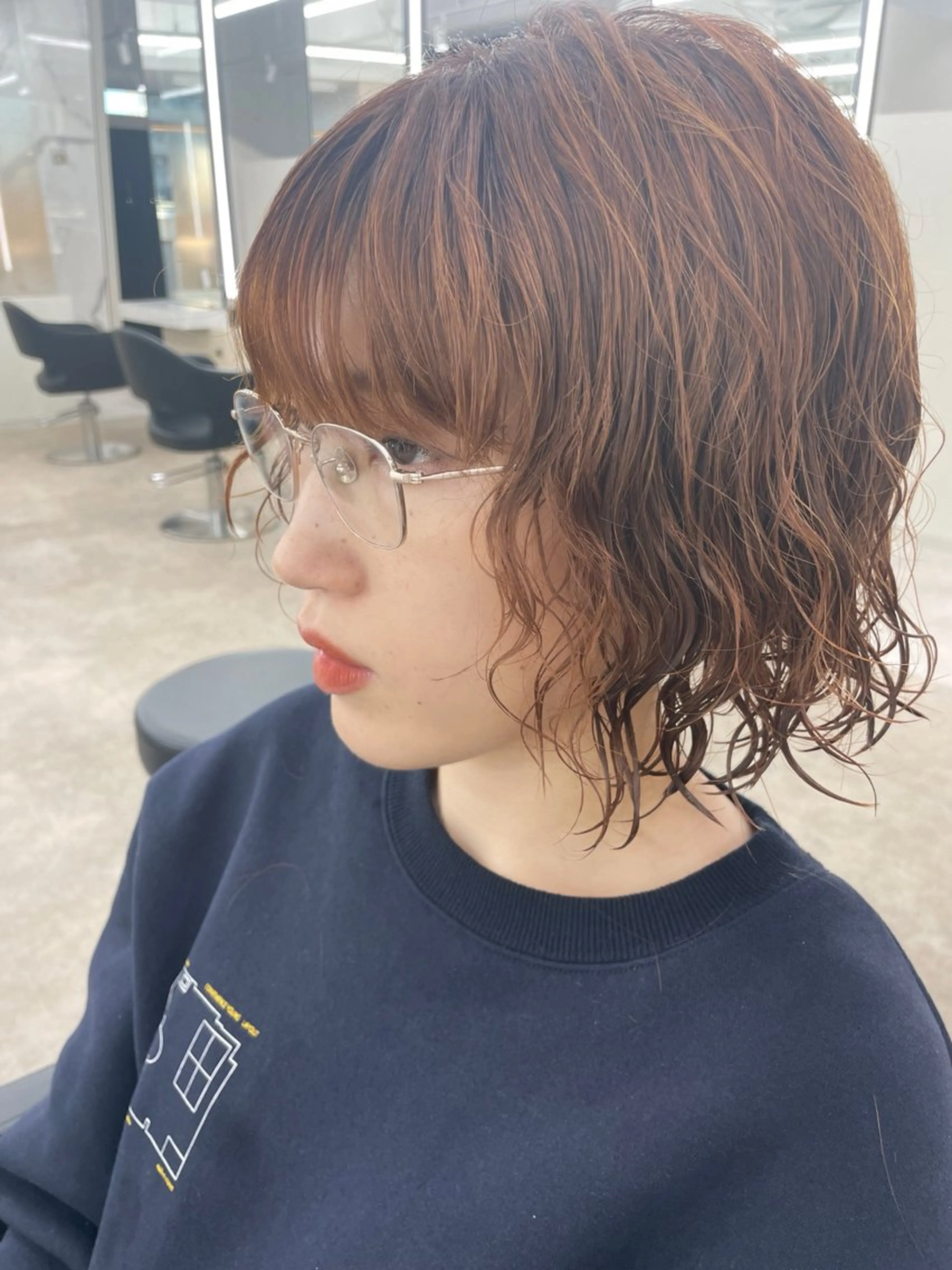ショート 切りっぱなしボブ ボブ ボブ顔周りカット honokaのヘアスタイル