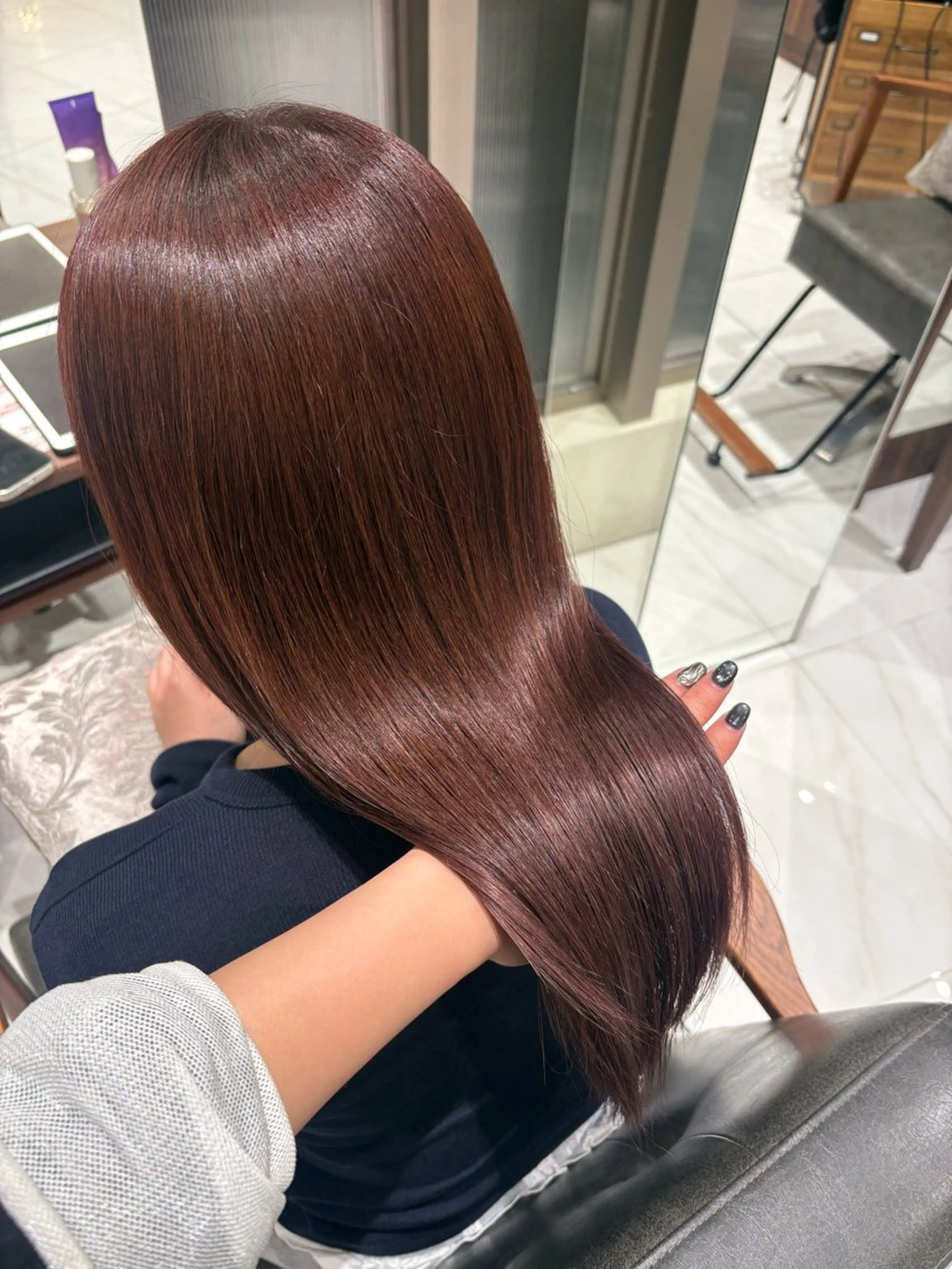 セミロング ヘアカラー トリートメント まつパ･マツエク 🧸🤎ほのりのマツエク・マツパデザイン