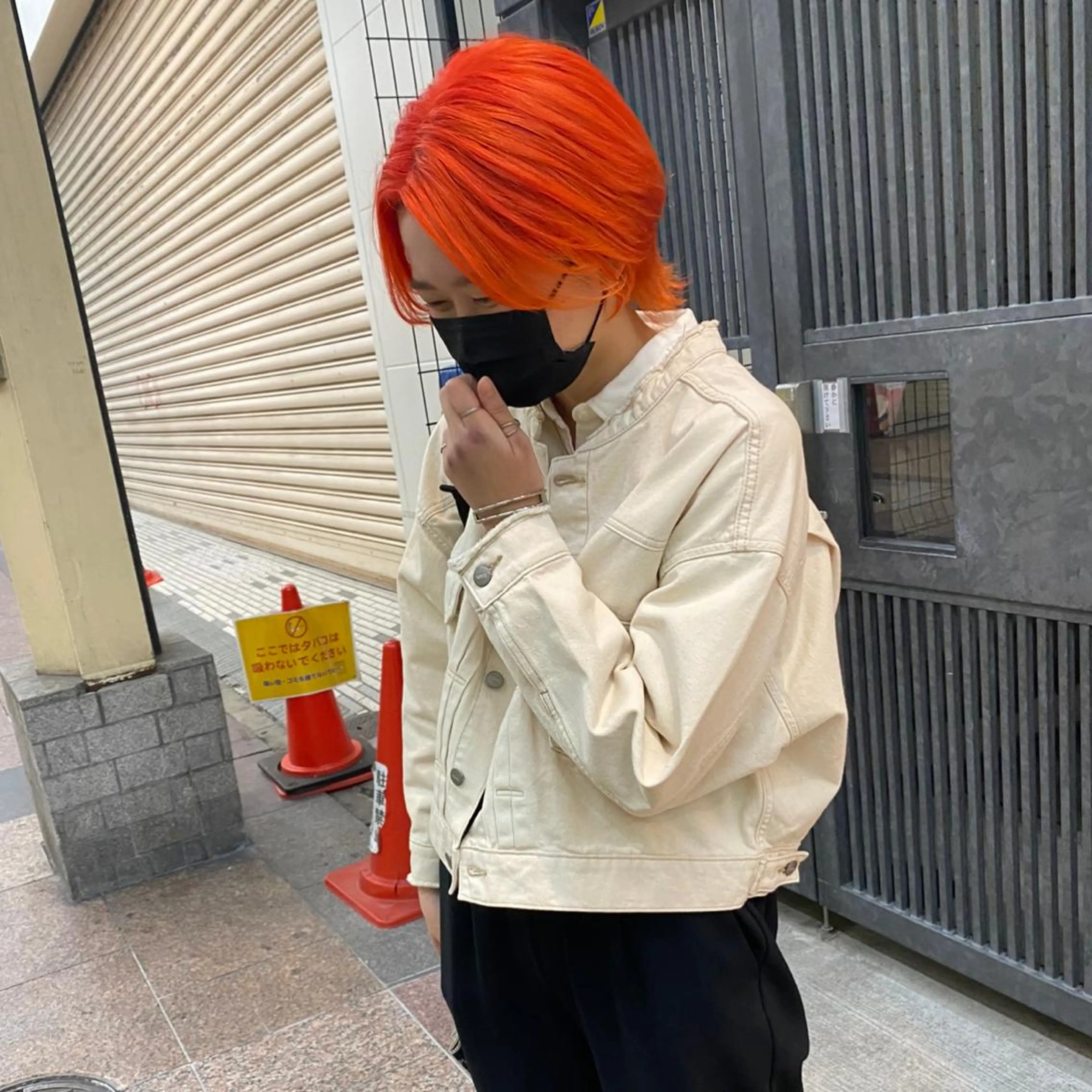 ショート アッシュ ボブ 髪質改善 レイヤーカット ショートヘア カット ヘアカラー ショート〜ミディアム 喜多司のヘアスタイル