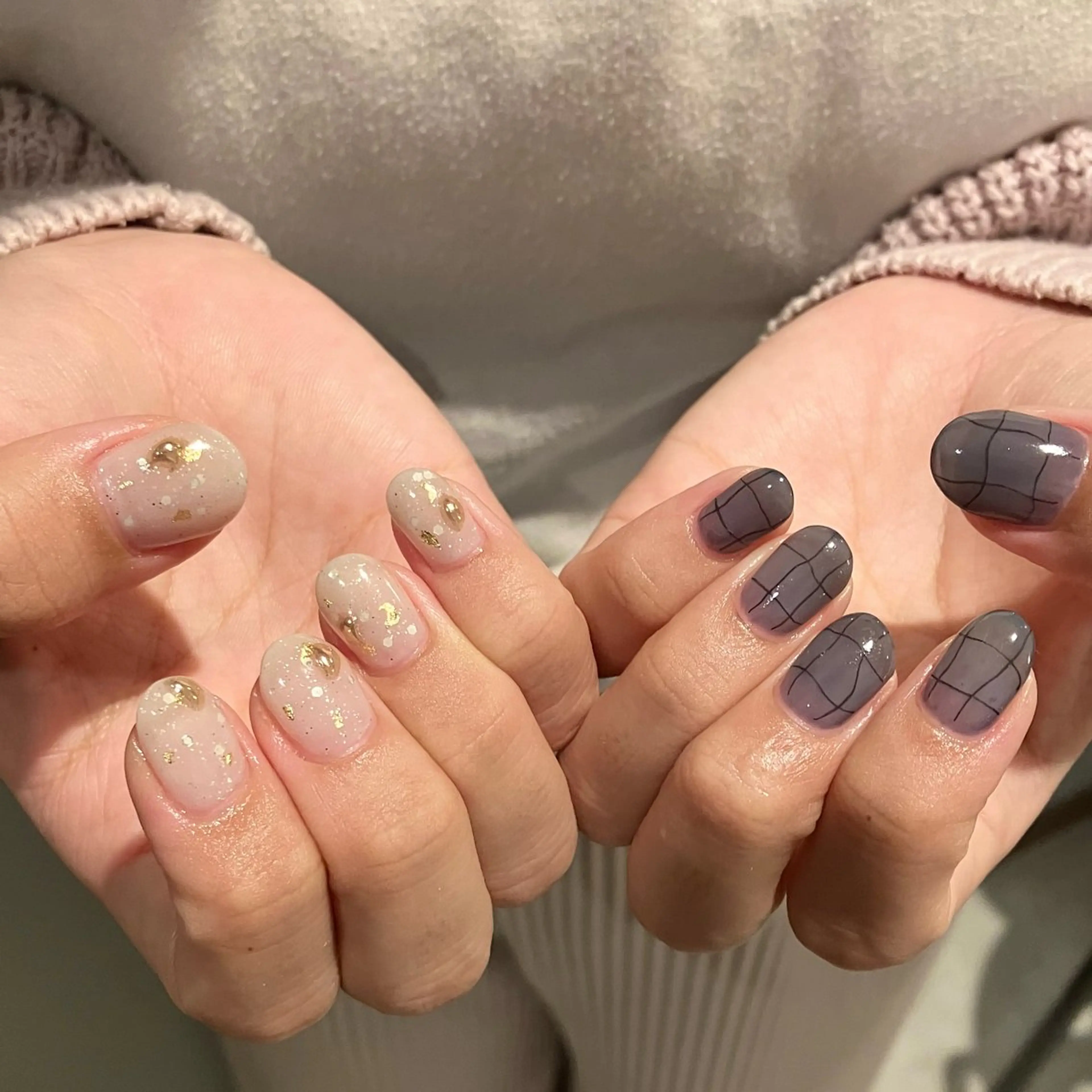 ネイル ハンドネイル ウシク ミユキのネイルデザイン