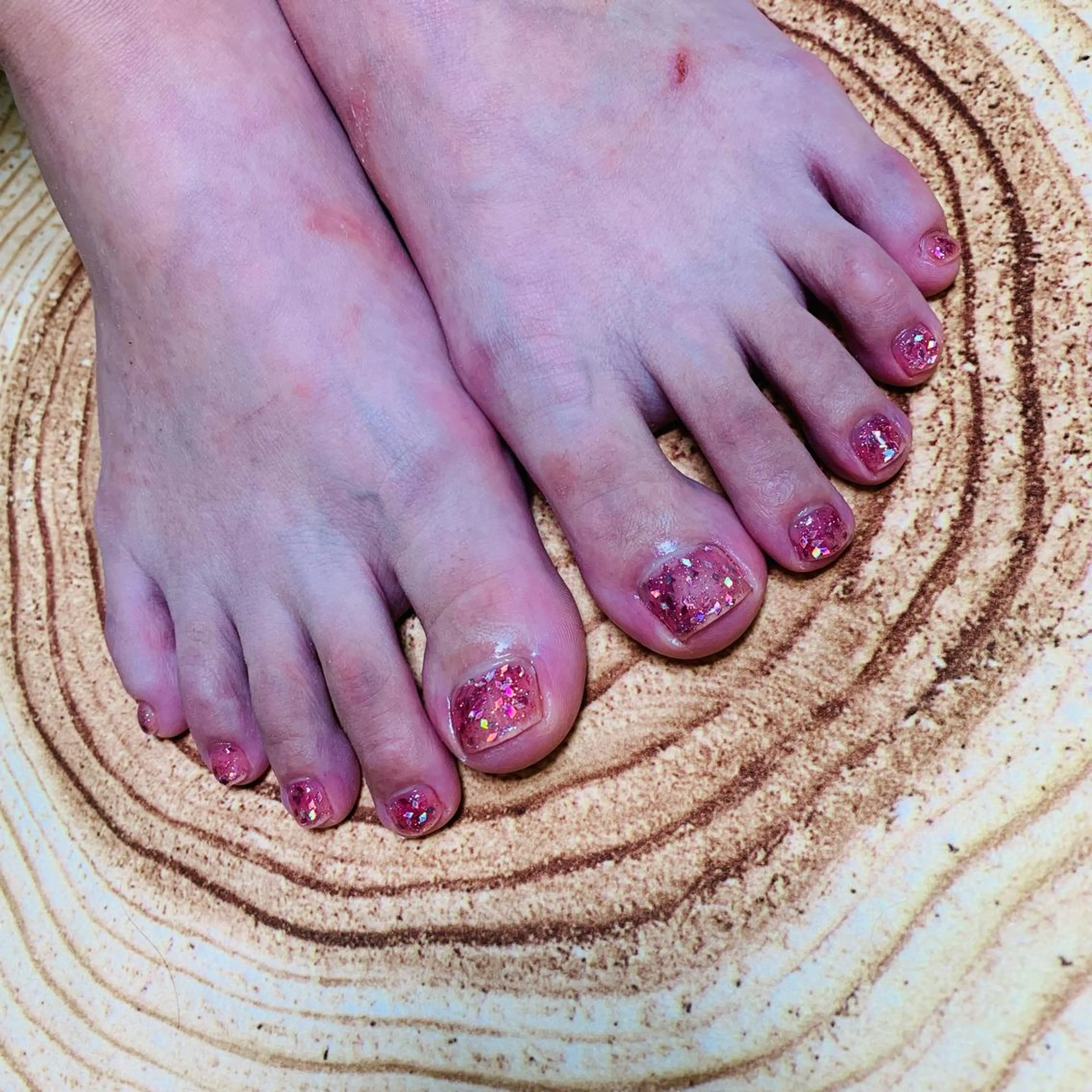 ネイル アートネイル オーロラネイル ジェルネイル キラキラネイル ラメ(グリッター) Nailsalon Spina 琴美のネイルデザイン