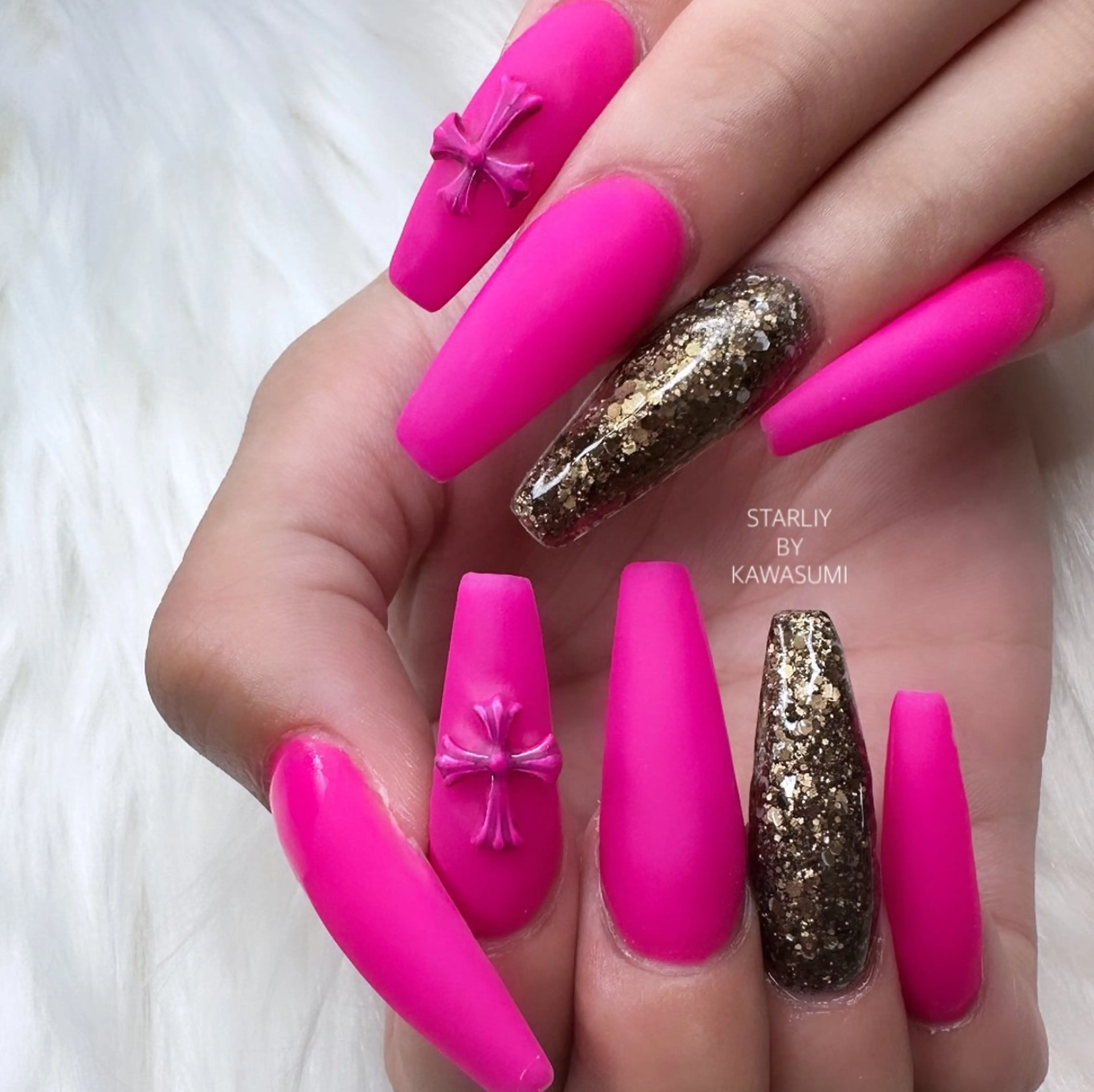 長さ出し(チップ＆スカルプ有り)の写真