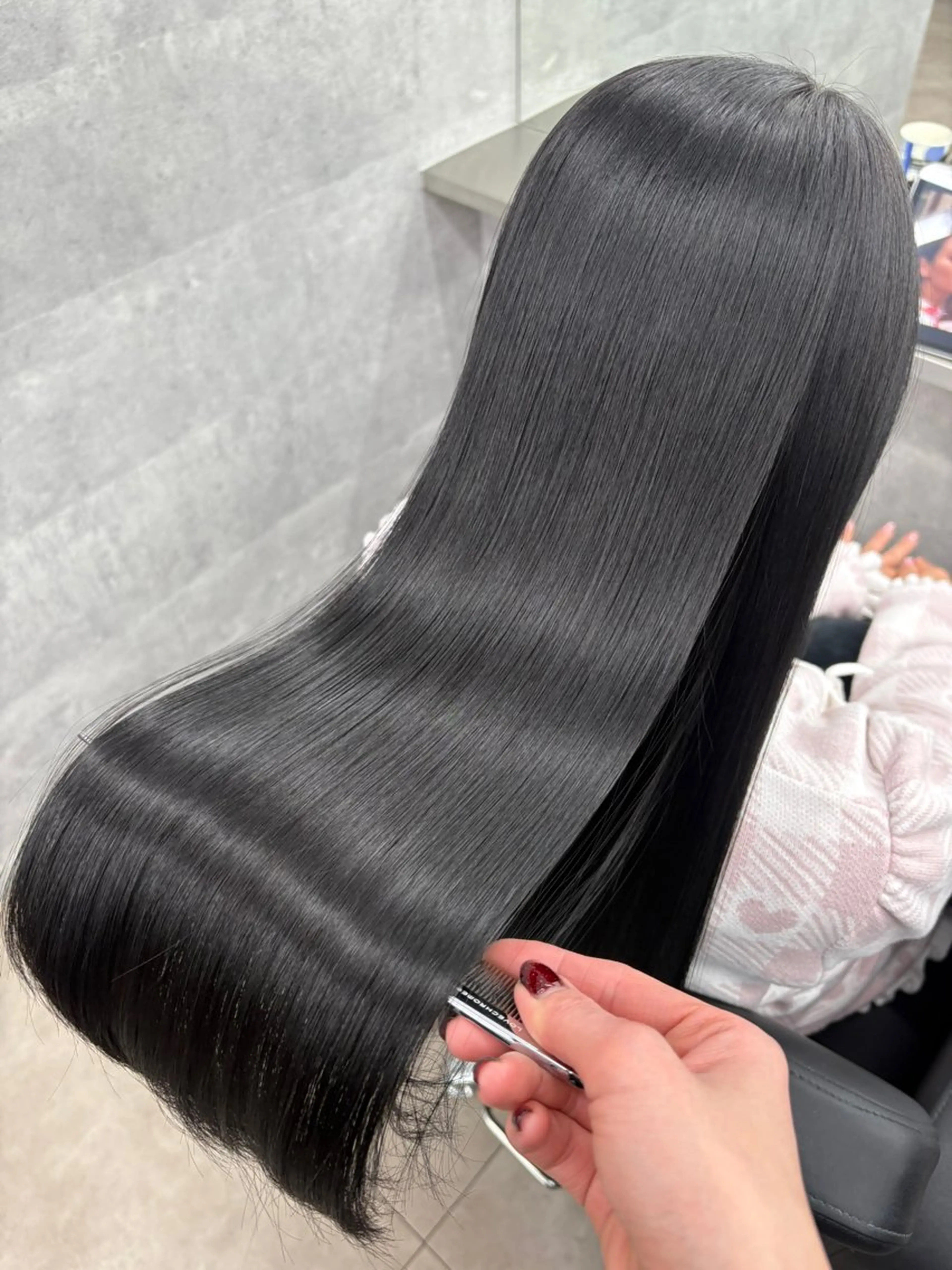 ロング カラー 髪質改善/ﾚｲﾔｰ ｶｯﾄ/店長/原島のヘアスタイル