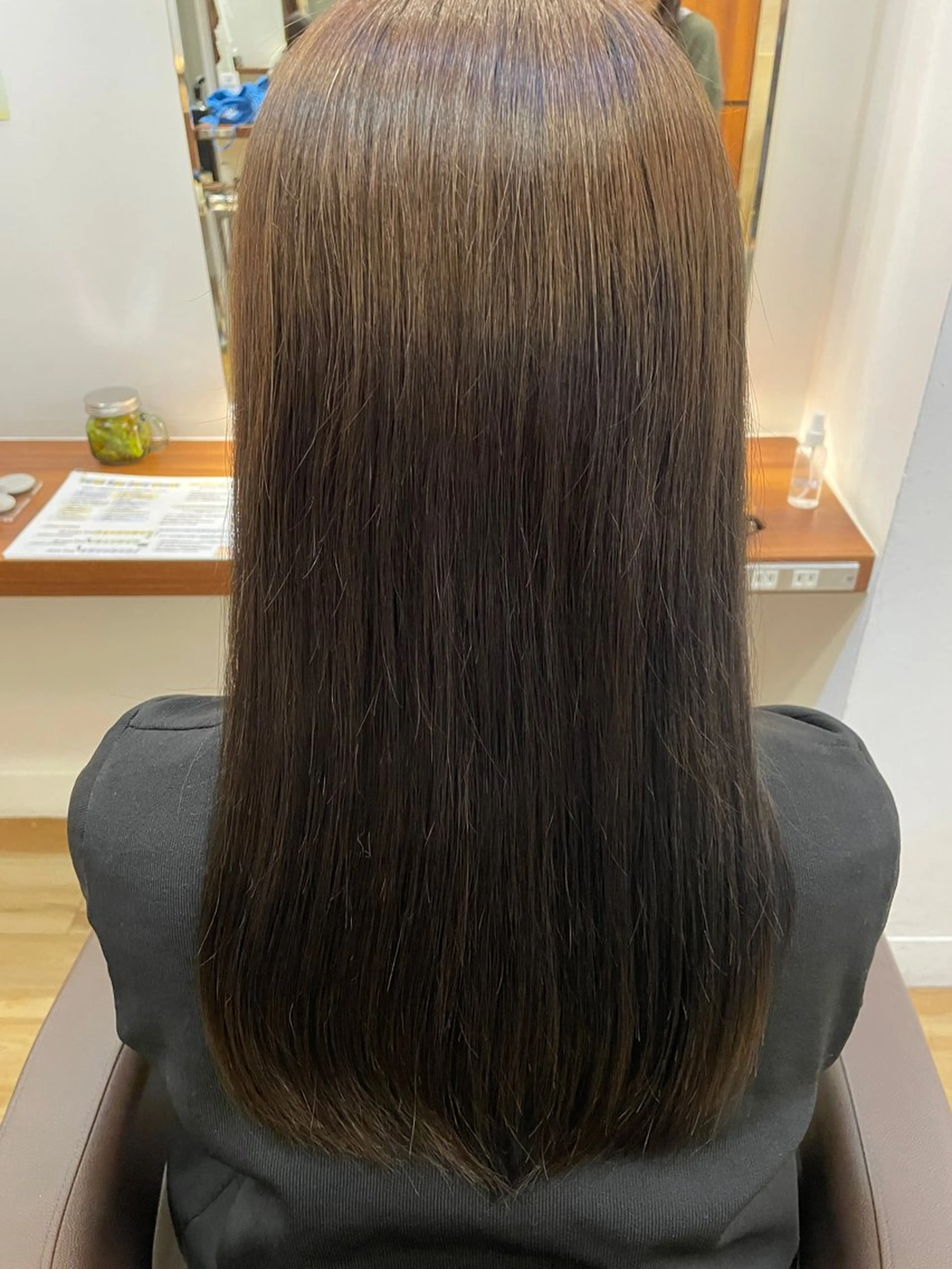 ロング ヘアカラー HONOKA 縮毛矯正/艶カラーのヘアスタイル