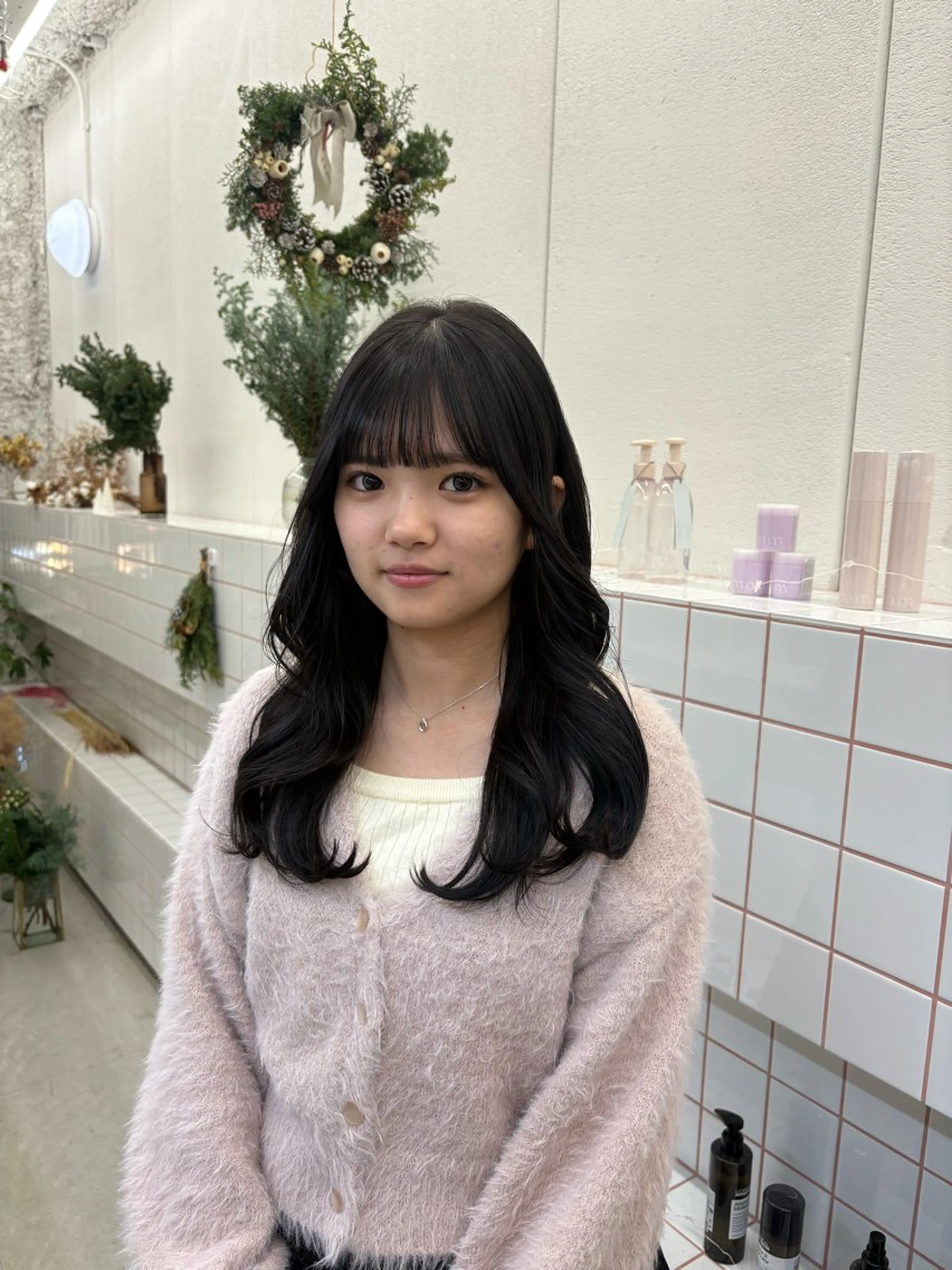 ロング カラー NIKO/名古屋/ 伏見/花屋併設のヘアスタイル