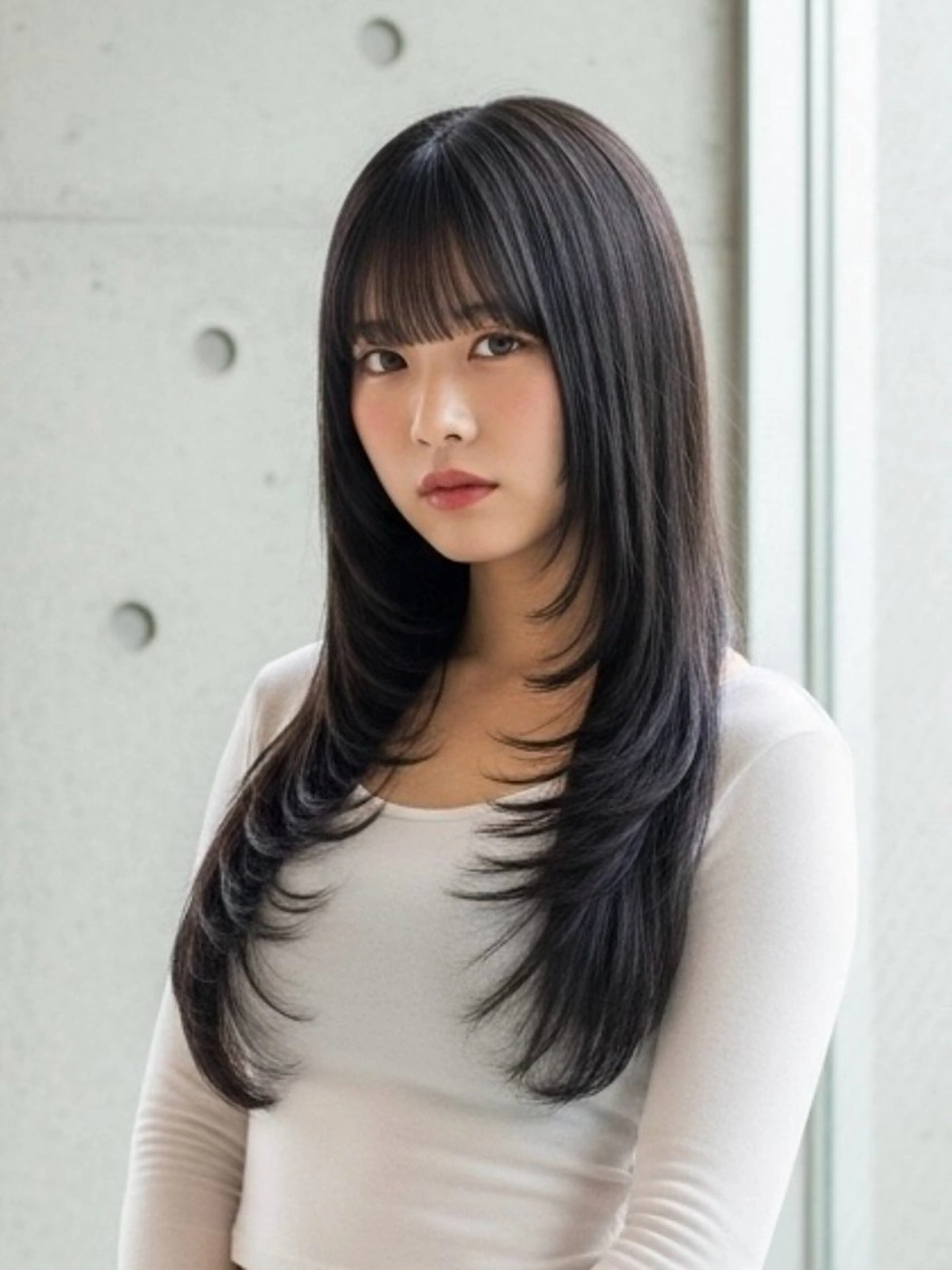 ロング カラー カット ヘアカラー トリートメント ❣️モテ髪❣️佐野 圭佑のヘアスタイル