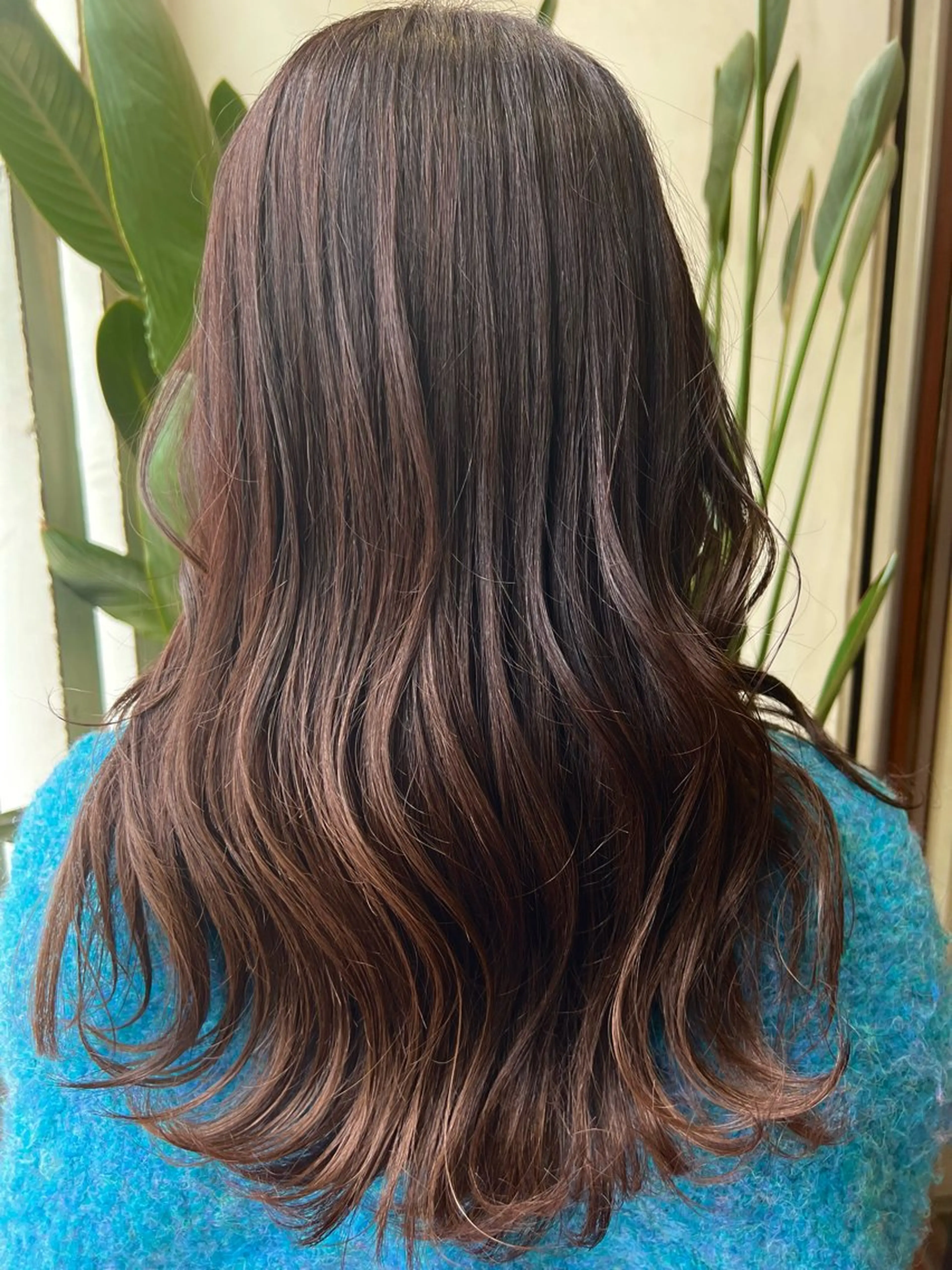 ロング カラー ブリーチカラー🦖 岡部木乃夏のヘアスタイル