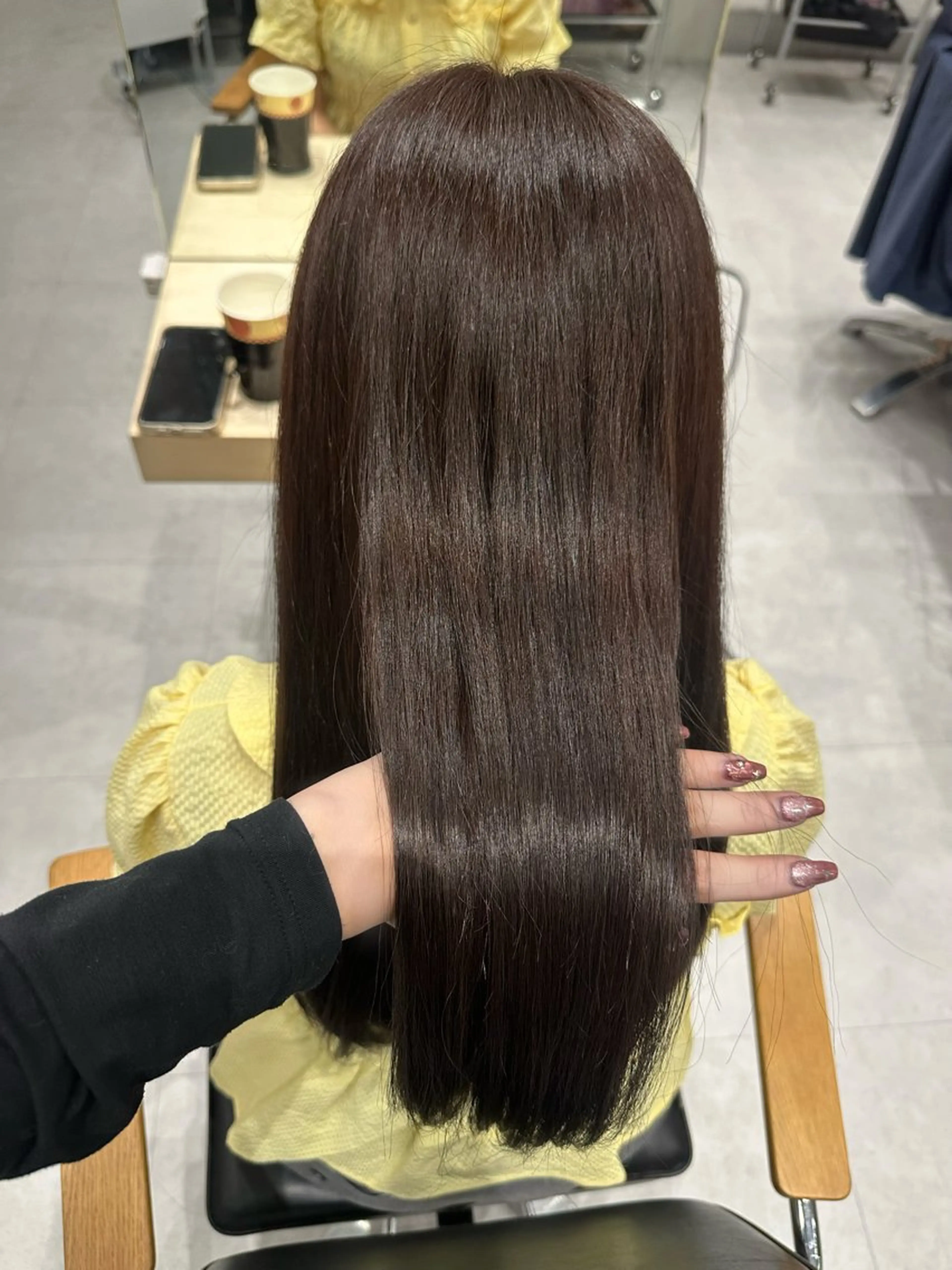 ロング カラー ブラウンカラー ココアブラウン Rei /透明感×韓国ヘアのヘアスタイル