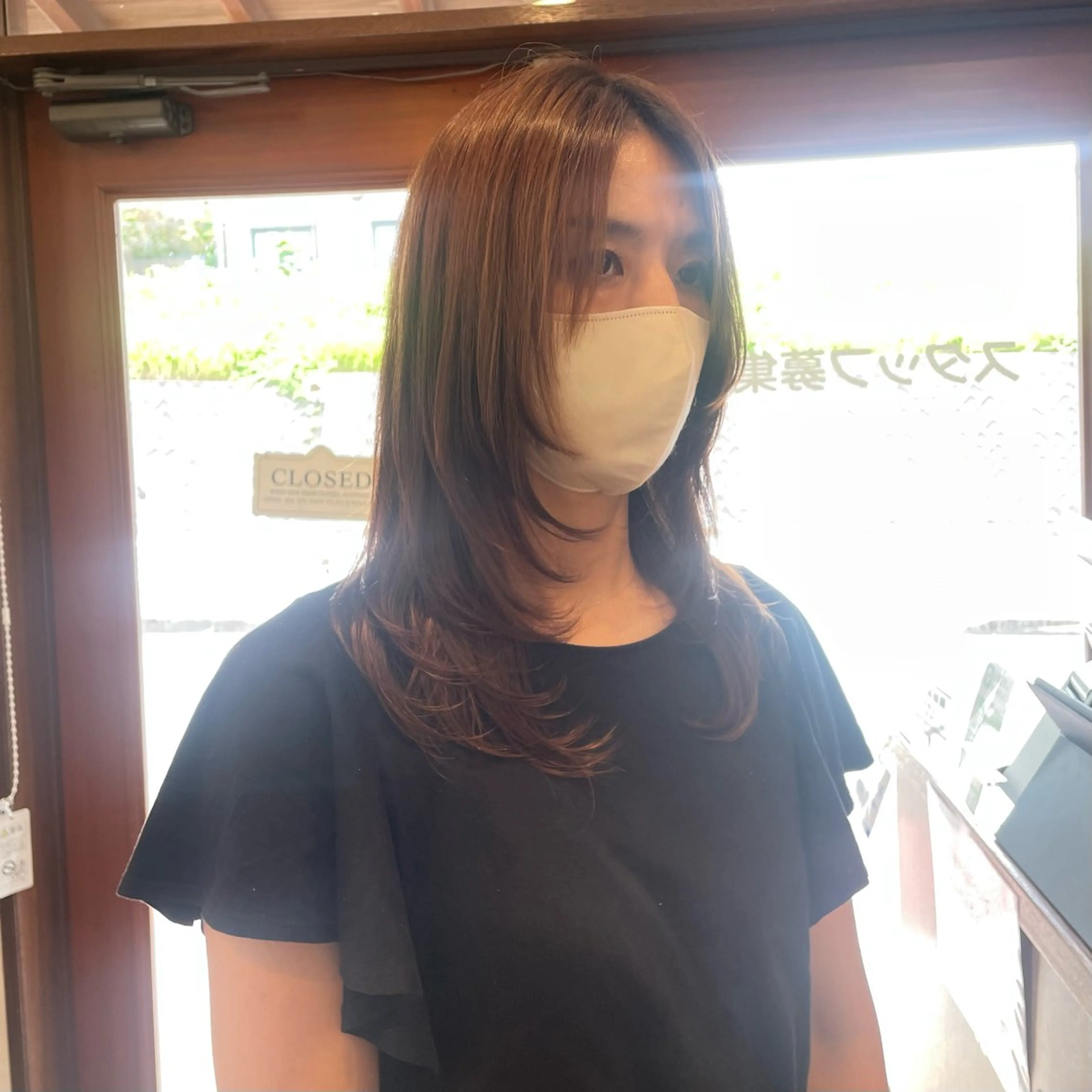 セミロング カット ゆい/メンズカット /レイヤーカットのヘアスタイル