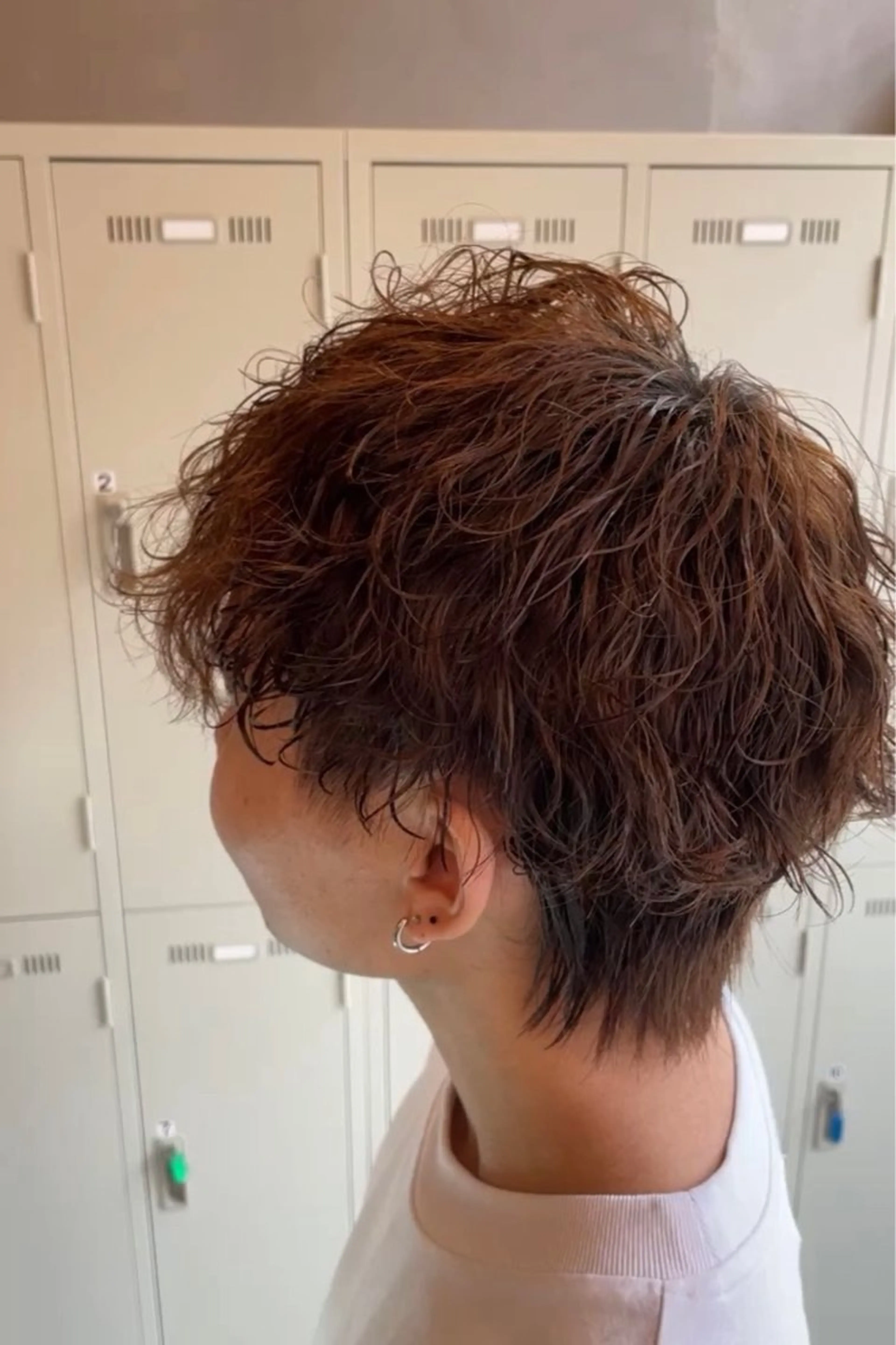 ショート パーマ メンズ メンズパーマ 波巻きパーマ カット パーマ トリートメント ANGELICA💎 ショウゴのヘアスタイル