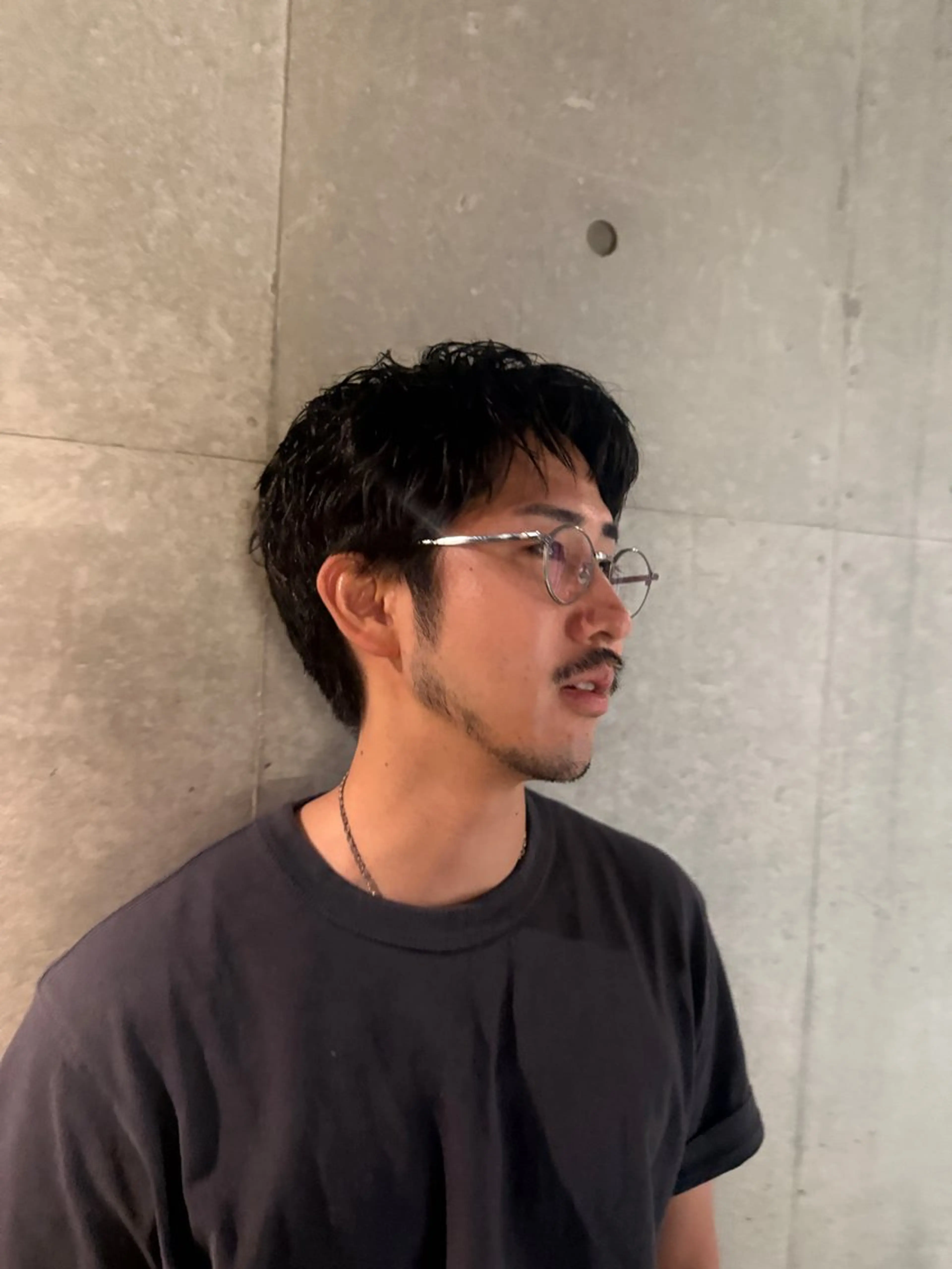 ショート パーマ メンズ メンズパーマ 刈り上げ ベリーショート casi所属・メンズパーマ／ボブ 星本広海のヘアスタイル