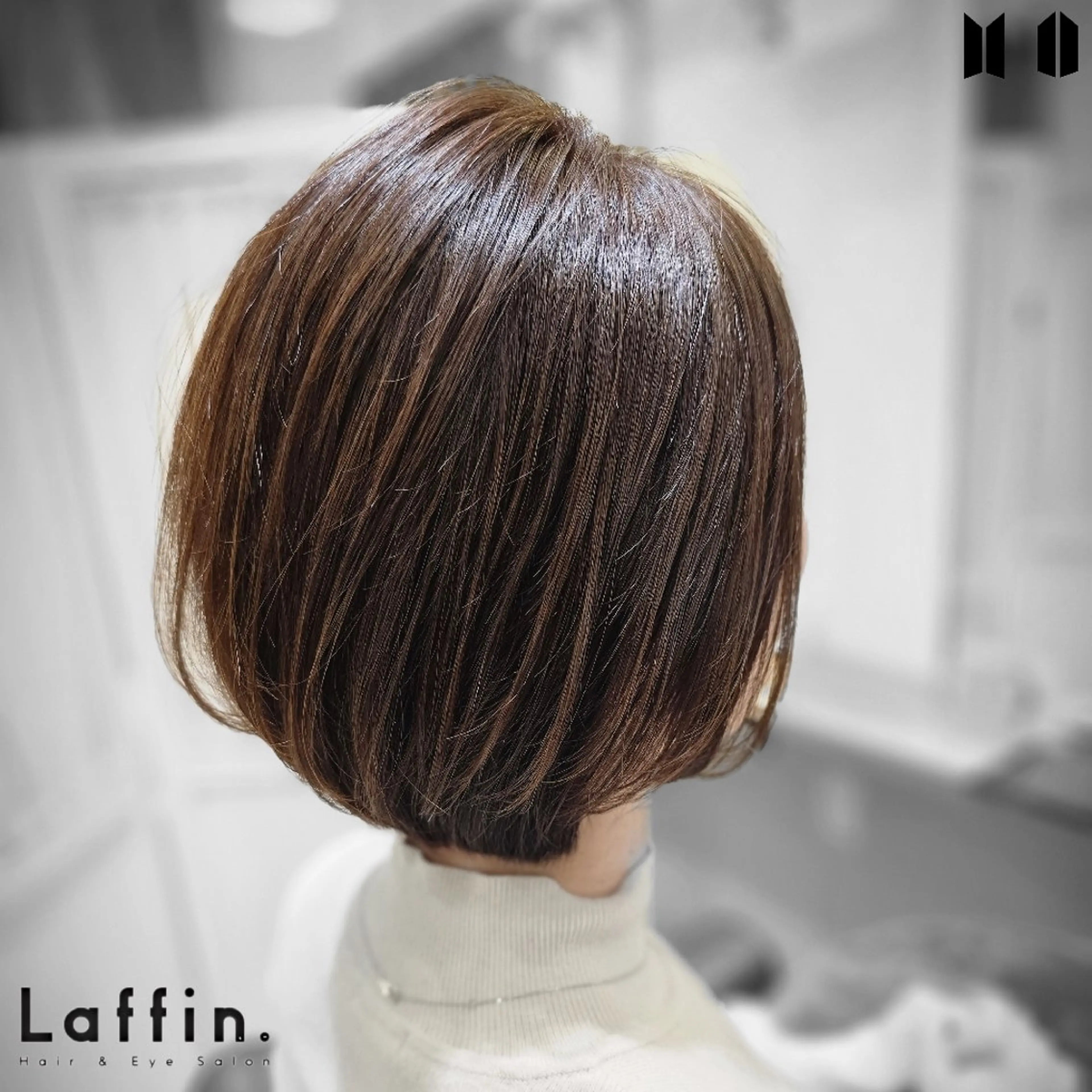 ショート ボブ カット Laffin. HIROのヘアスタイル