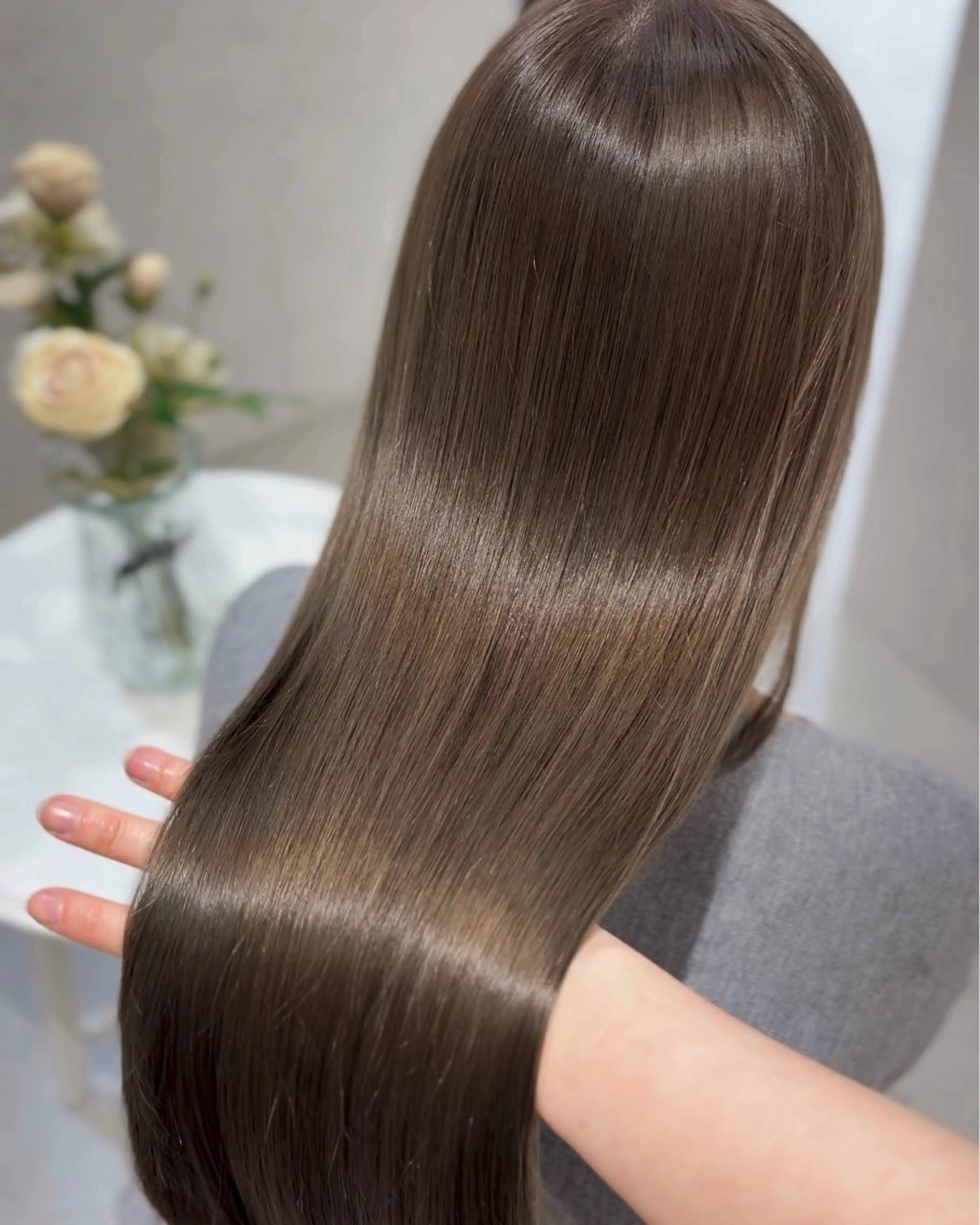 ロング カラー suzuka/透明感 カラー 美髪縮毛矯正のヘアスタイル