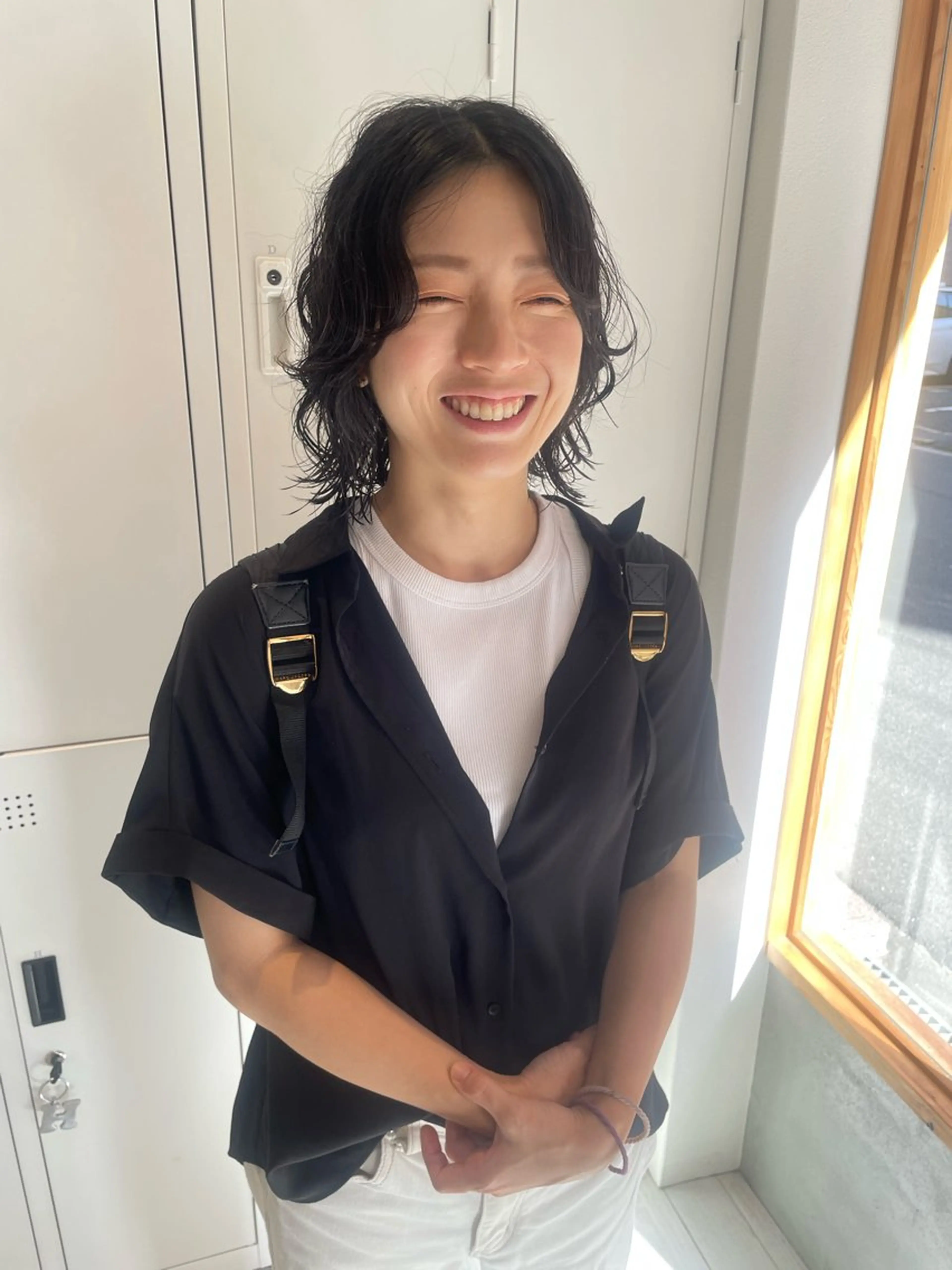 ショート パーマ 髙橋奈緒子 ⭐︎newi京橋のヘアスタイル