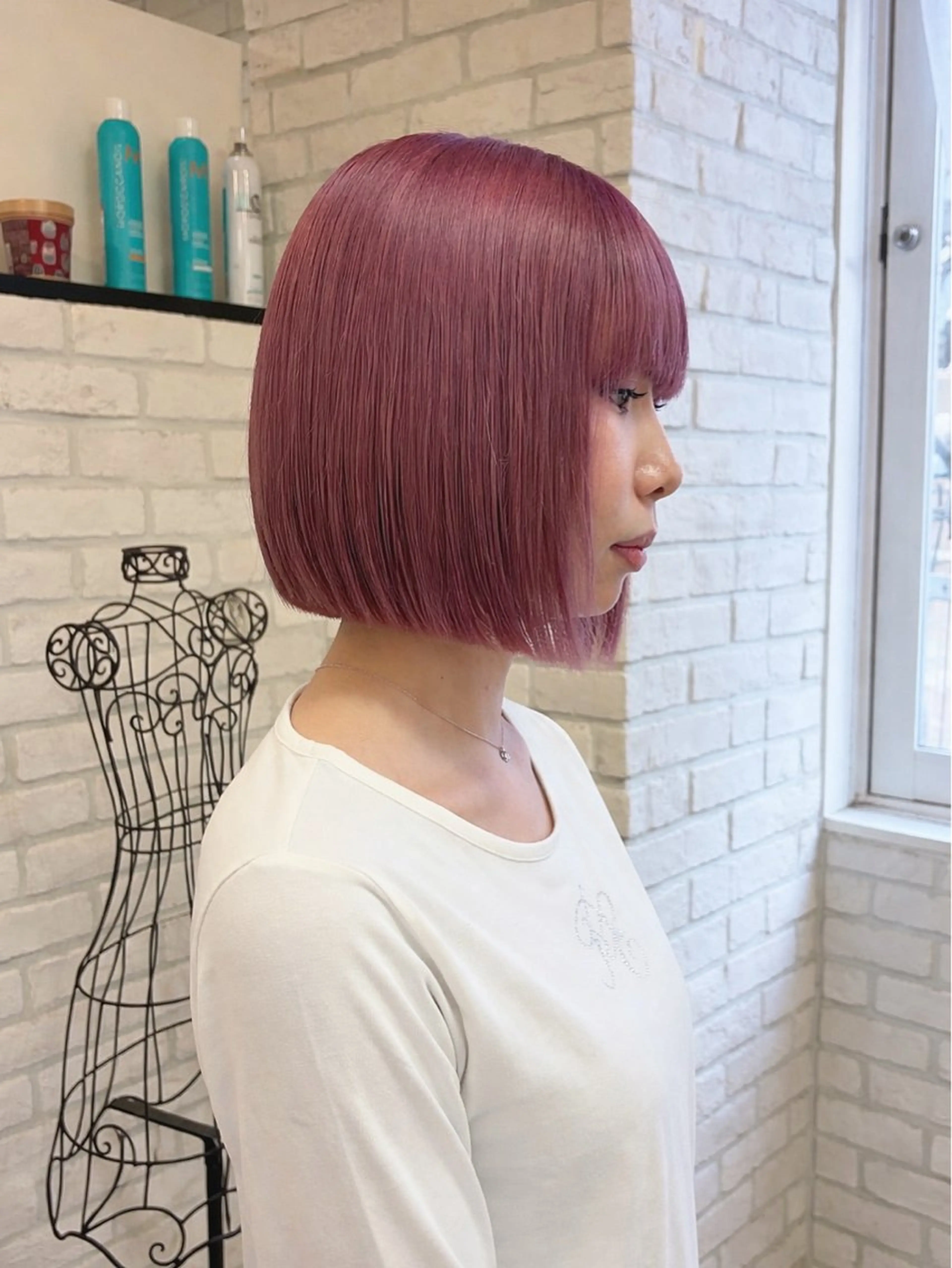 ショート カラー ヘアカラー トリートメント ダブルカラー/ レイヤー🍒齋藤 澪のヘアスタイル