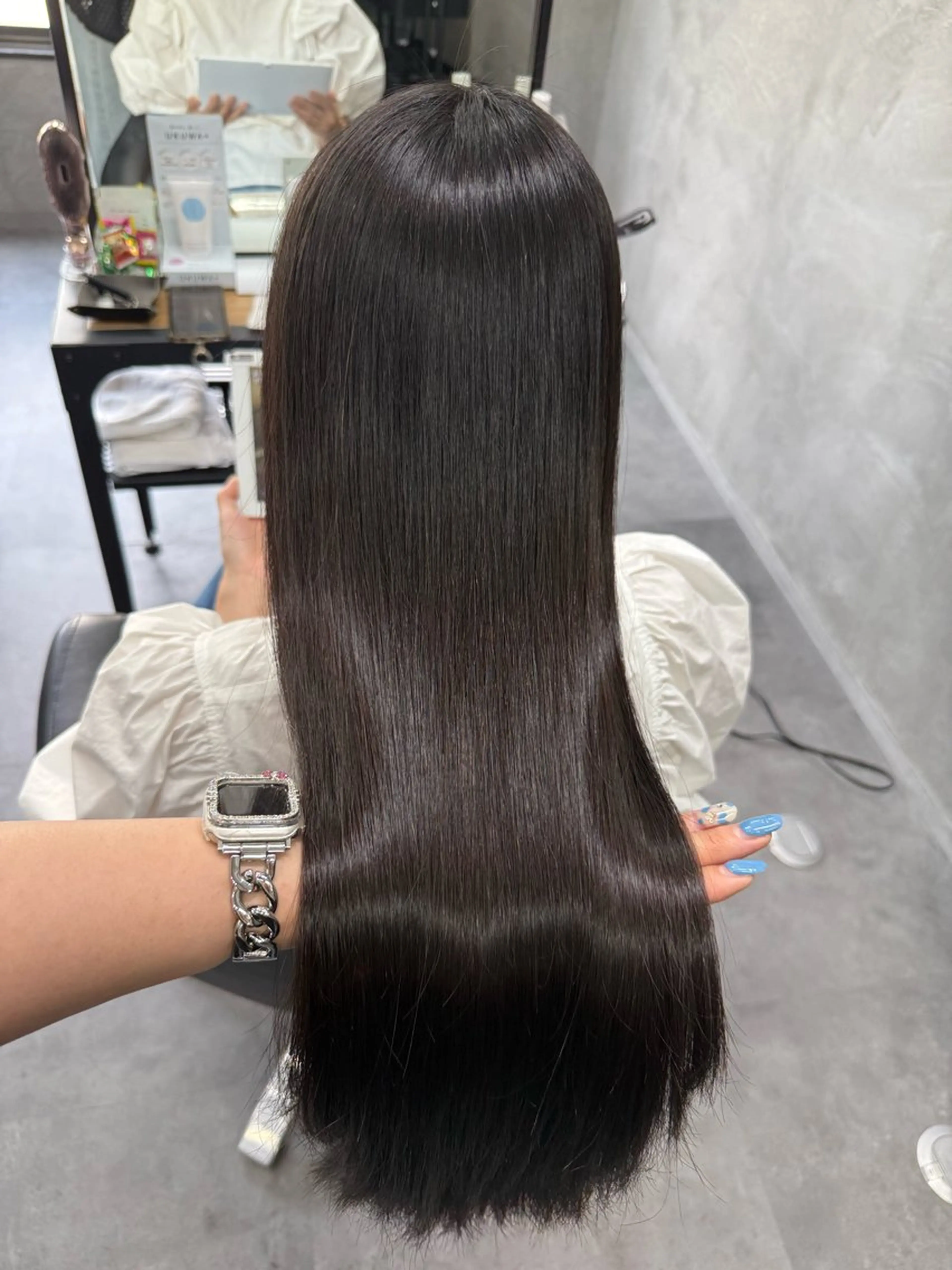 ロング パーマ オルソーヘアー所属・mako /カラーモデル募集中のヘアスタイル