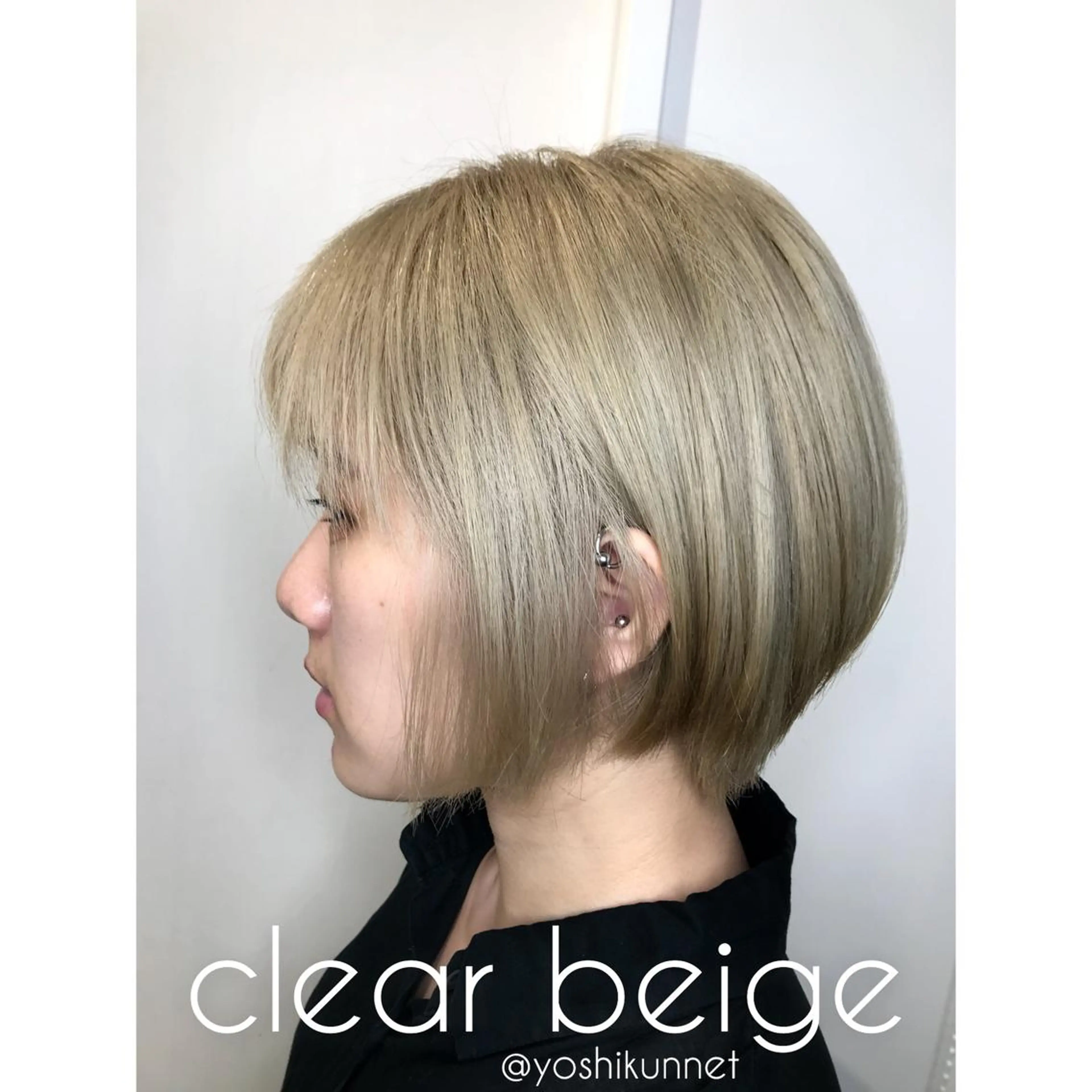 ショート カラー 寺山 佳貴のヘアスタイル