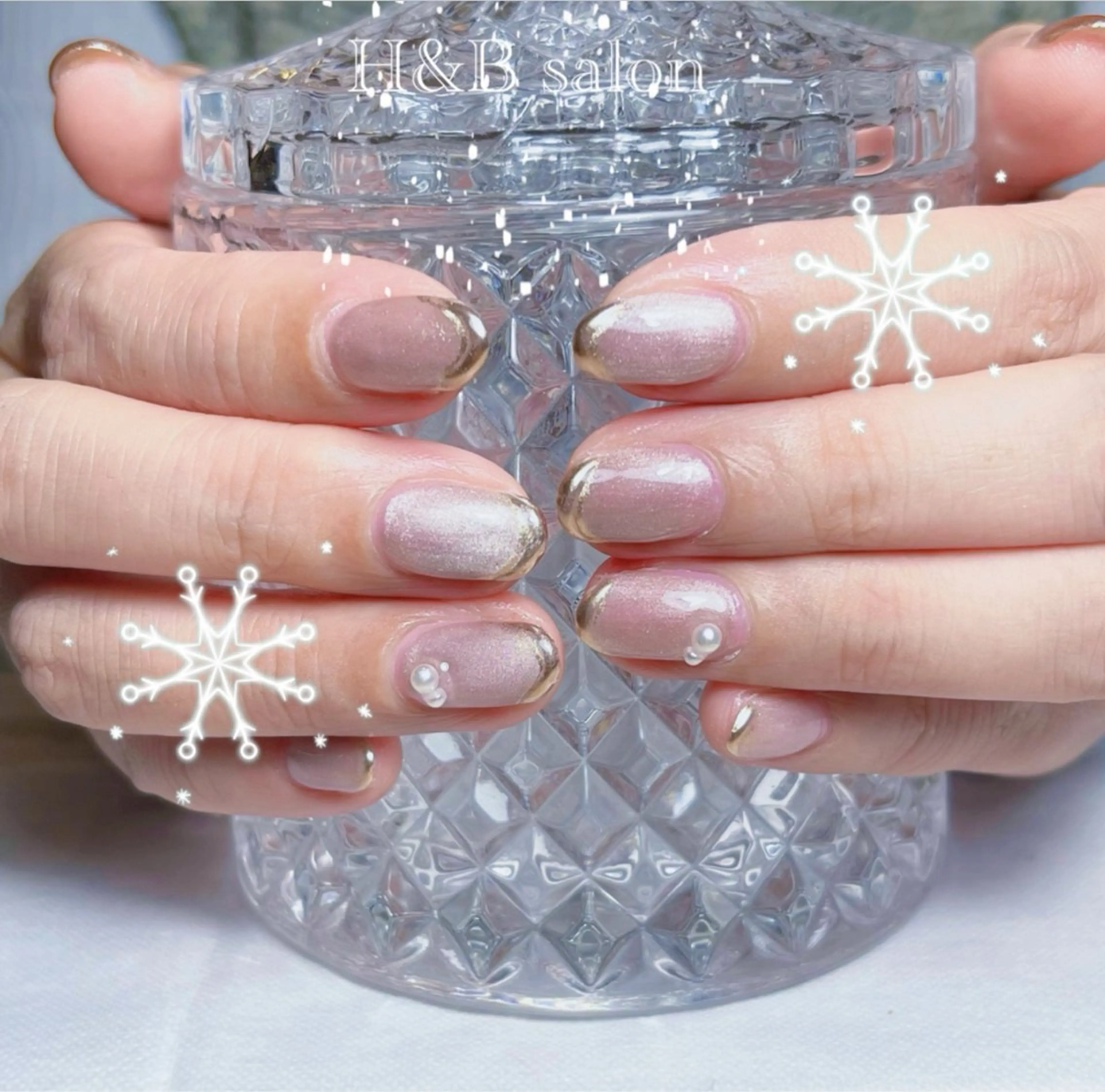 ネイル ハンドネイル H&B 楊のネイルデザイン