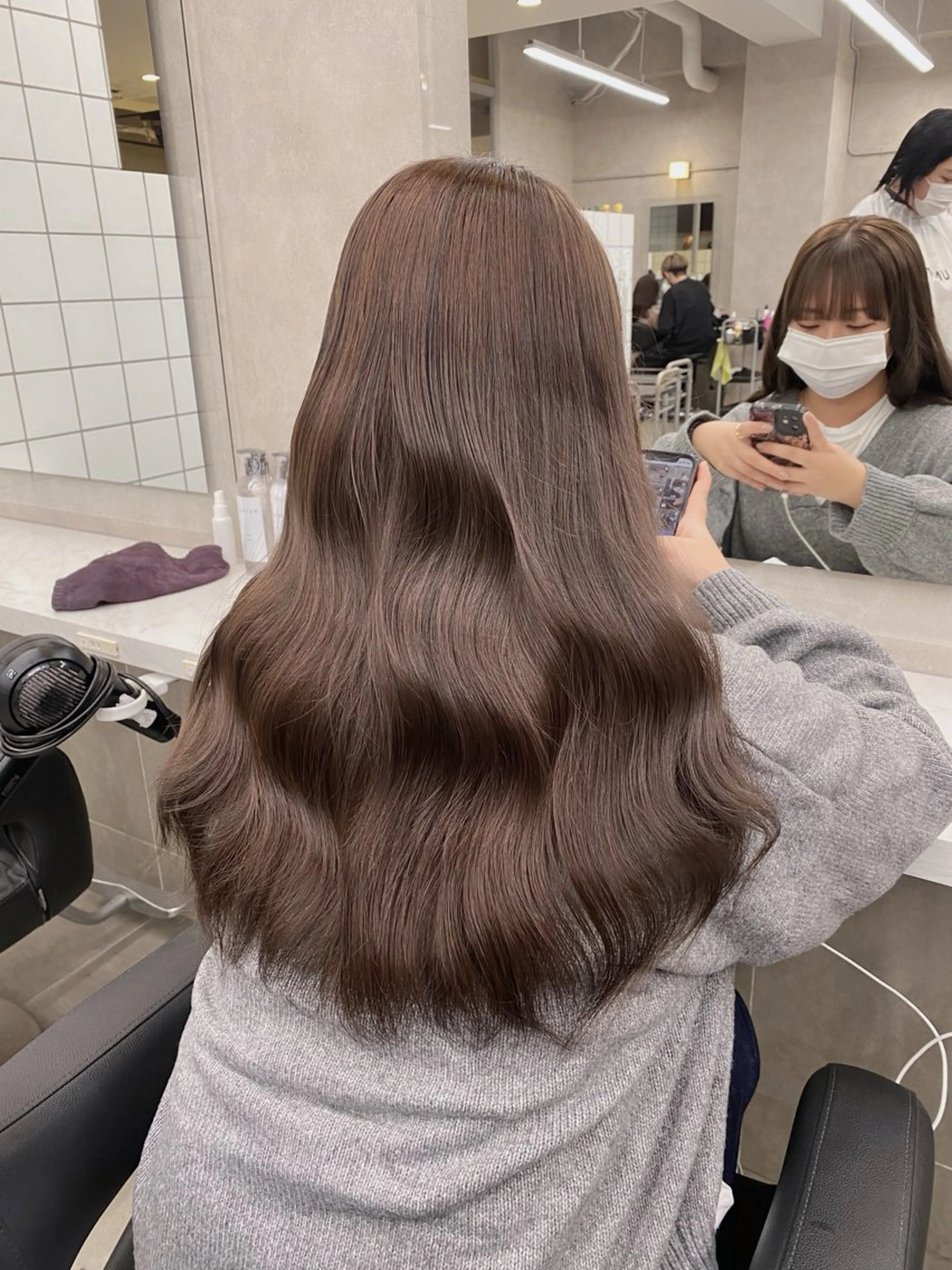 カラー ヘアカラー 🏷ベージュの天才 赤み消しの方🙋🏻のヘアスタイル