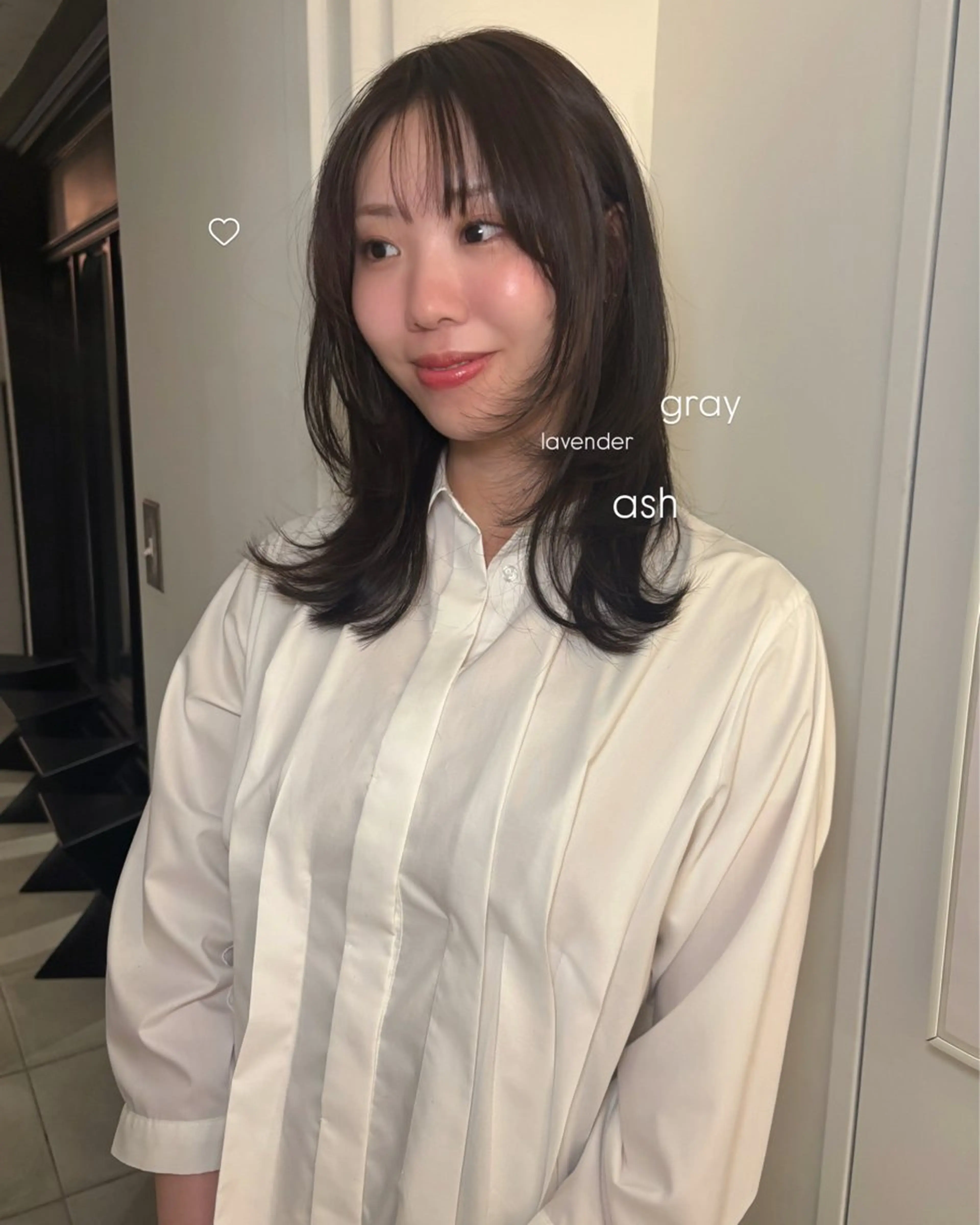 ミディアム カラー カット ヘアカラー riria/ボブ /ブラウンカラー🎀のヘアスタイル