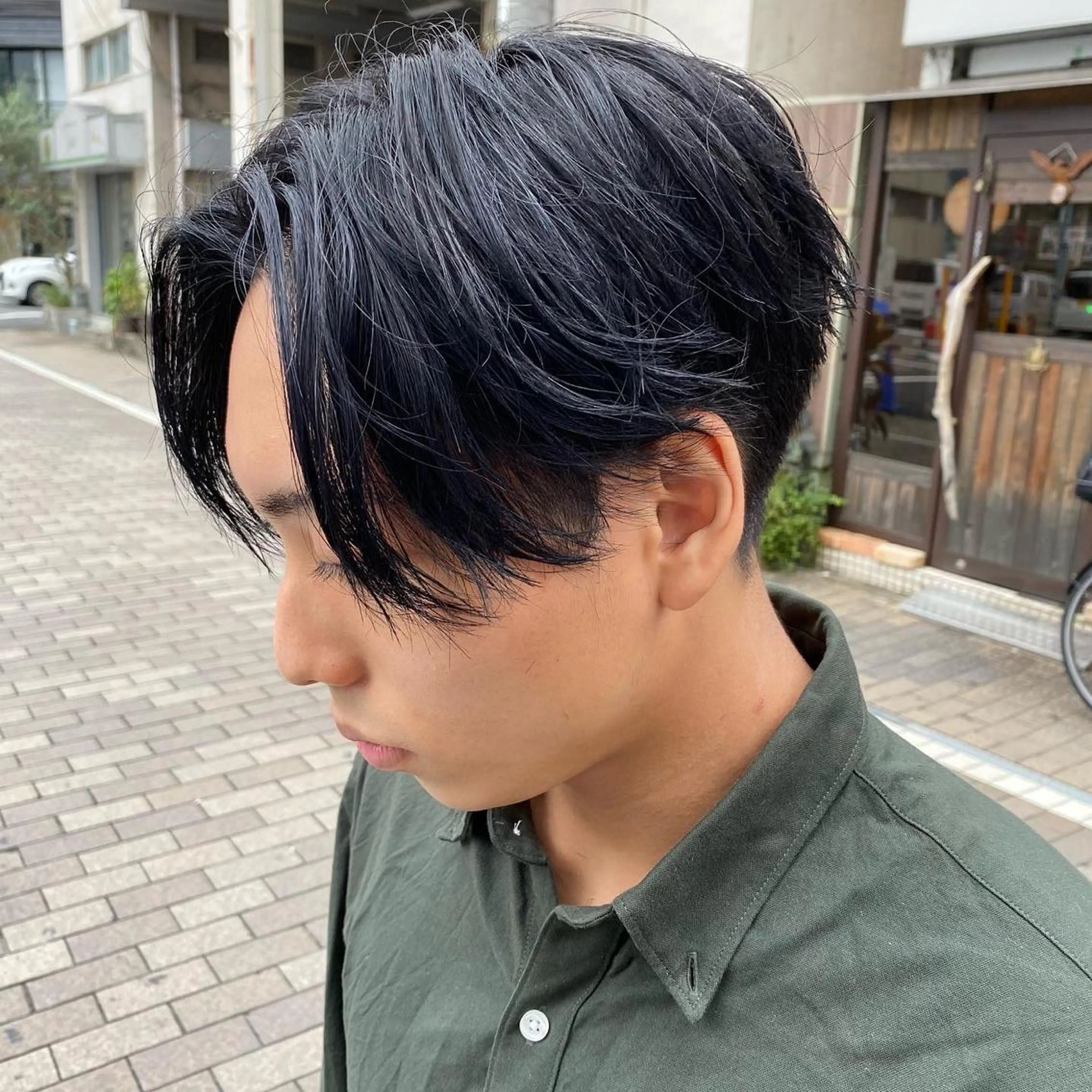 カラー メンズ カット ミモリ ユウタのヘアスタイル