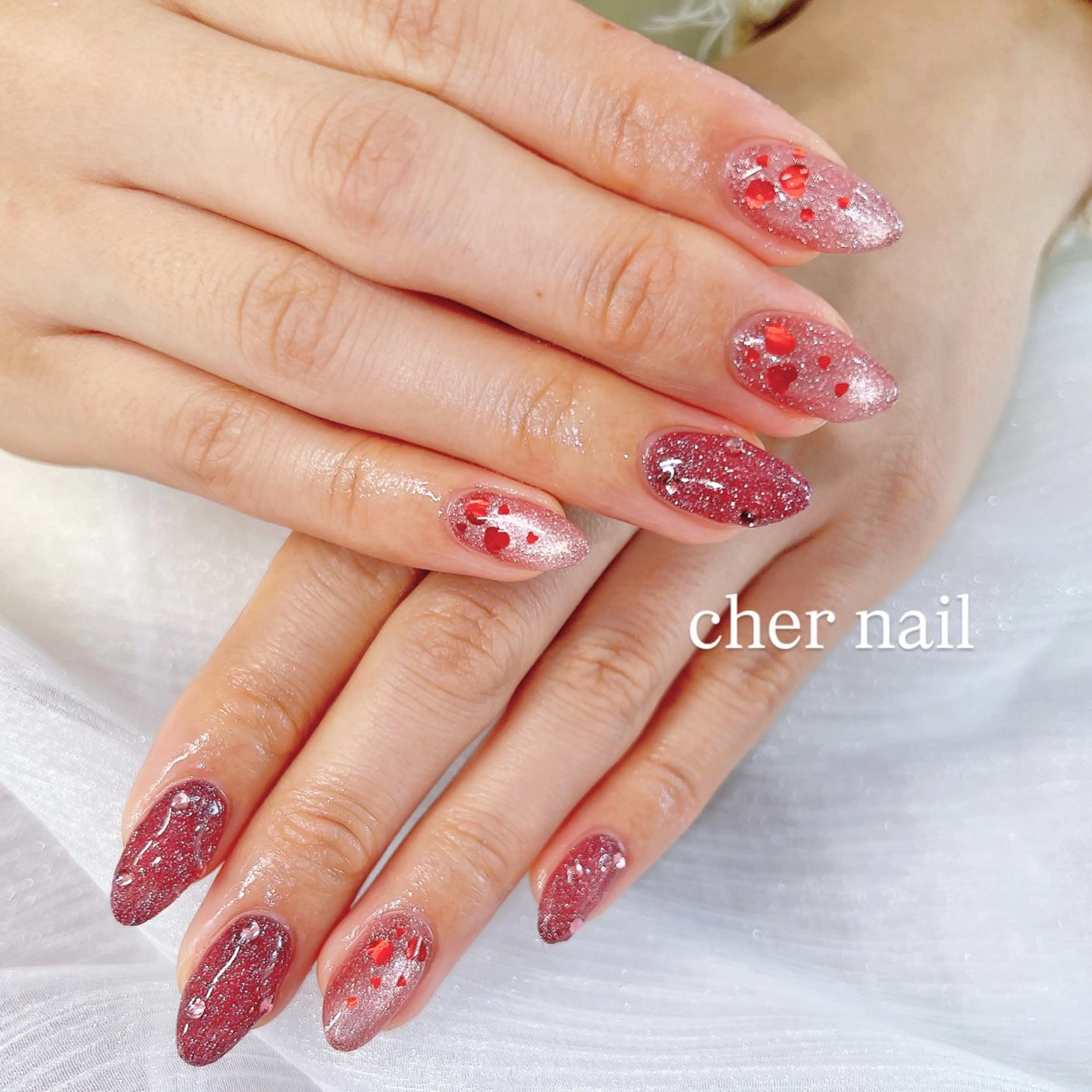 ネイル ハンドネイル CHER NAIL(シェルネイル)所属・cher loydのネイルデザイン