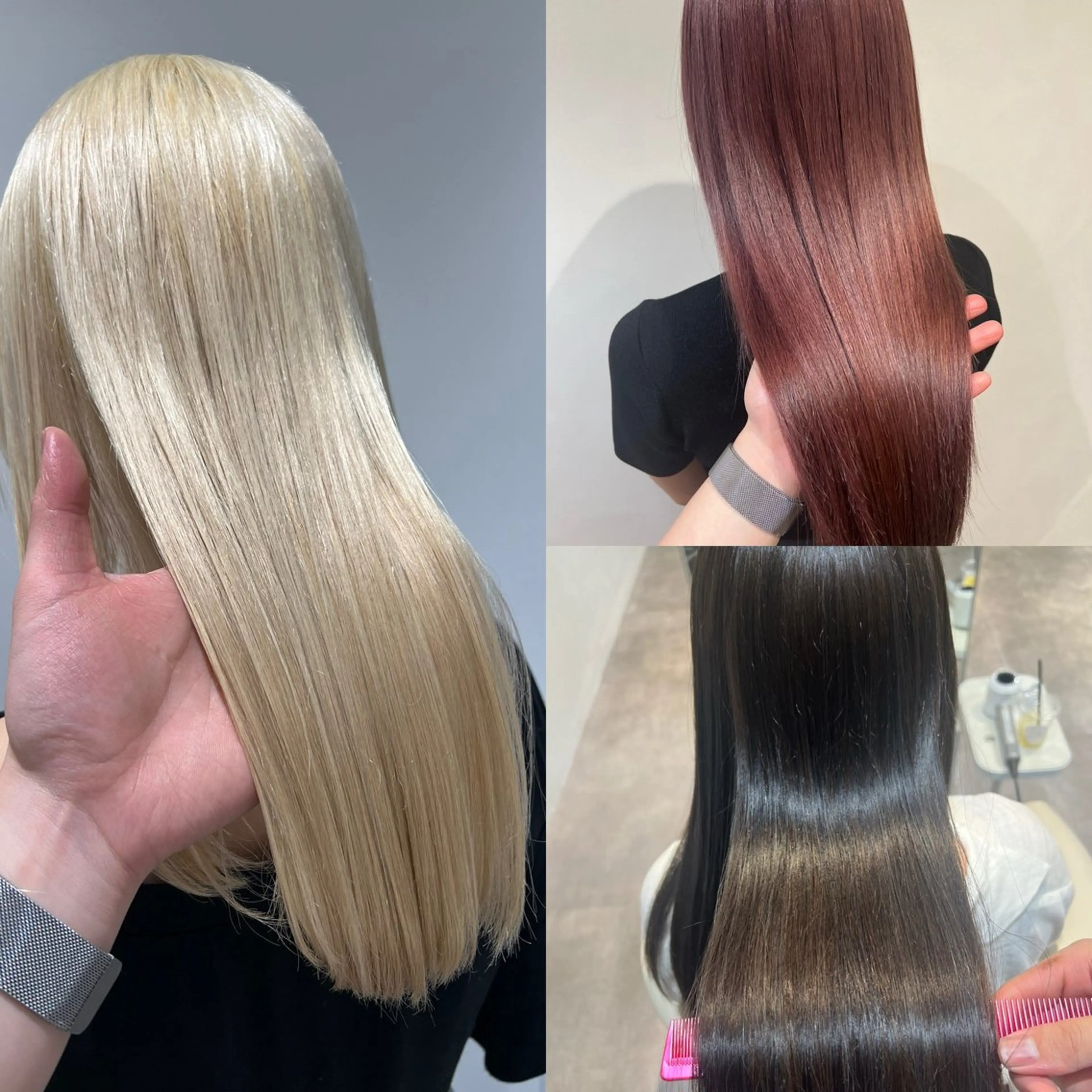 セミロング カラー ブリーチ ケアブリーチ トリートメント カット ヘアカラー 💎透明感カラー特化 💎TAISEIのヘアスタイル