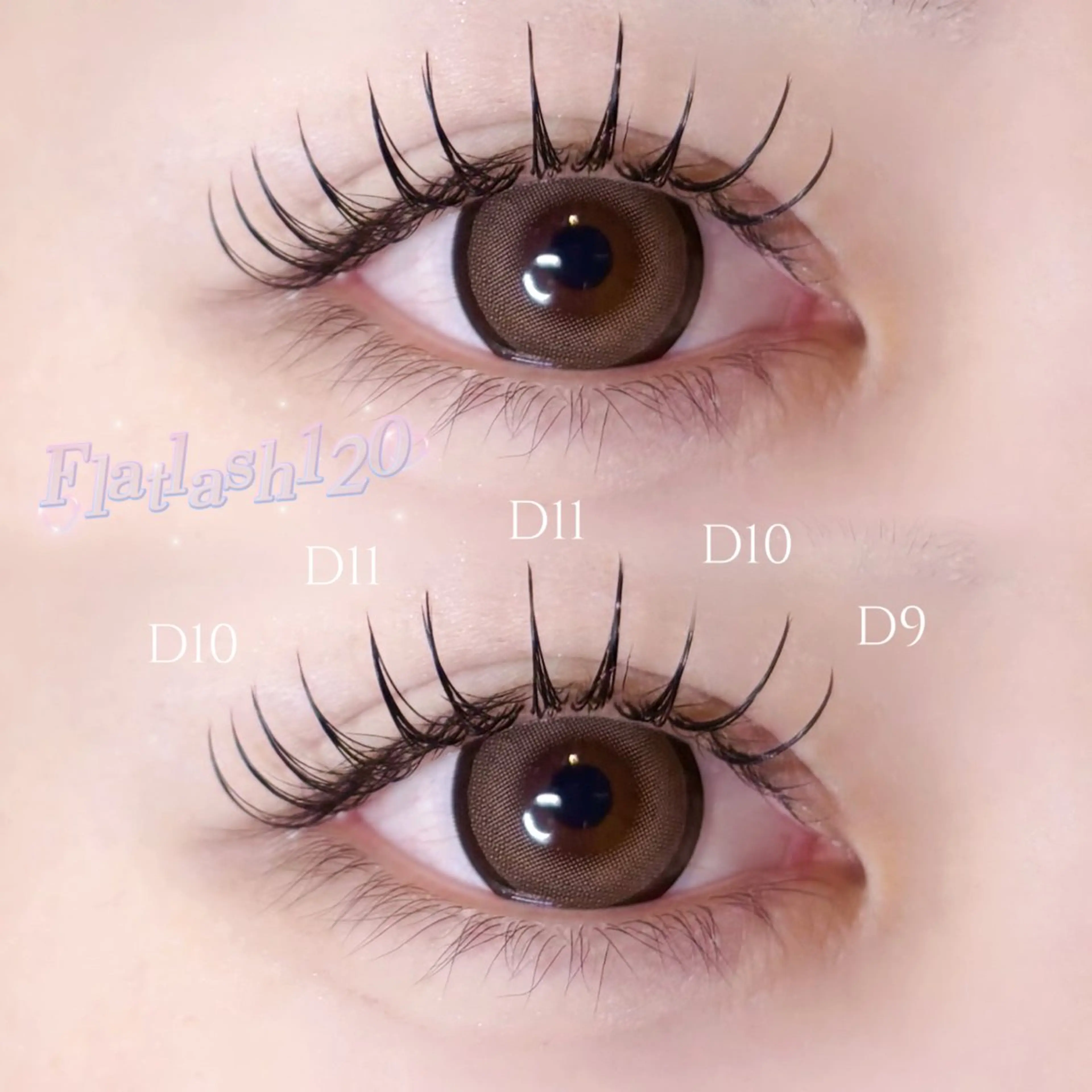 マツエク・マツパ キュート フラットラッシュ マツエク ハシモト ナオのマツエク・マツパデザイン