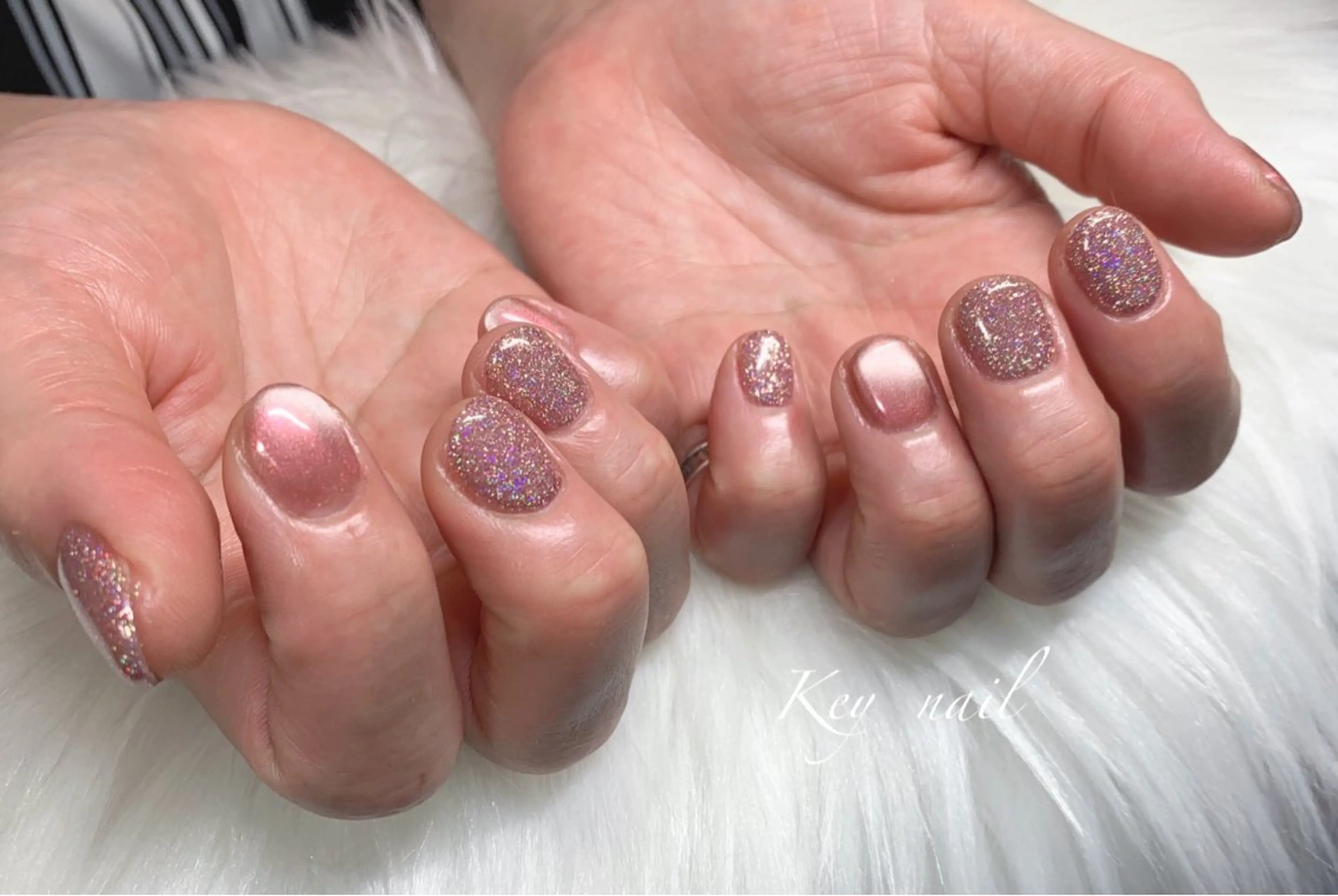 ネイル フラッシュネイル マグネットネイル Key nailのネイルデザイン