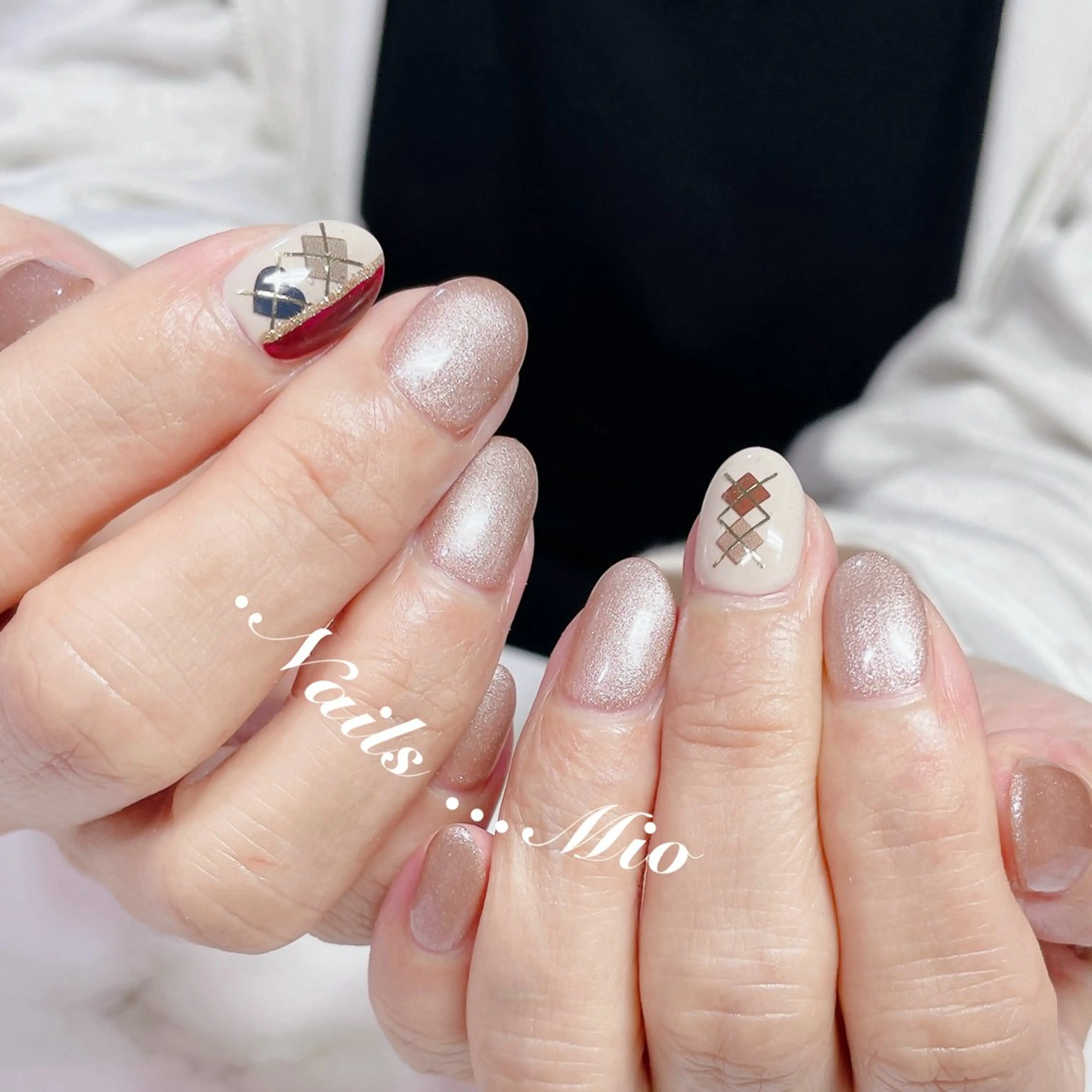 ネイル アートネイル ジェルネイル ワンカラーネイル .Nails Mio 赤羽西ネイルサロンのネイルデザイン