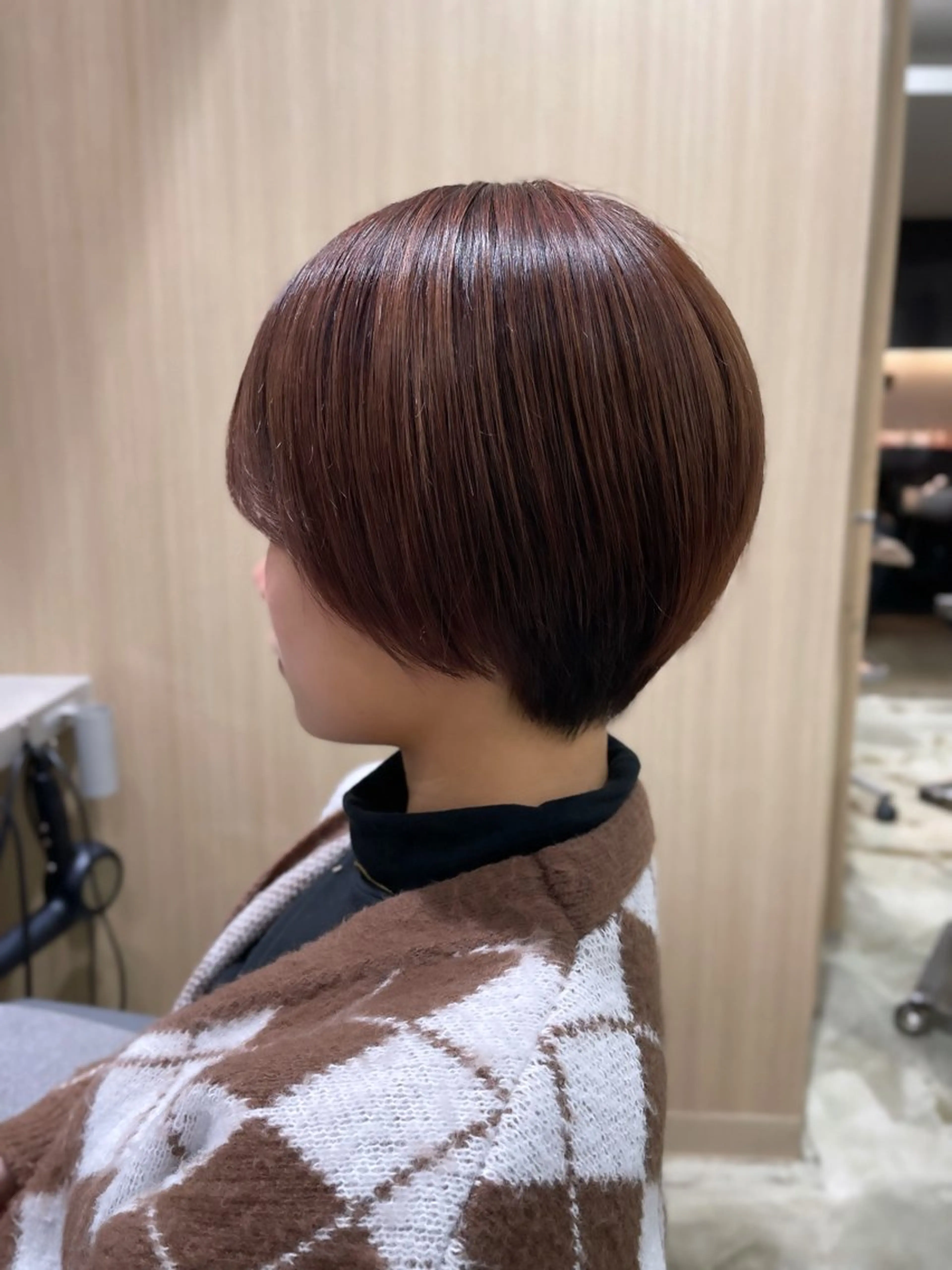 ショート Euphoria 新宿店所属・大人girly ベージュ/ふたば🌱のヘアスタイル