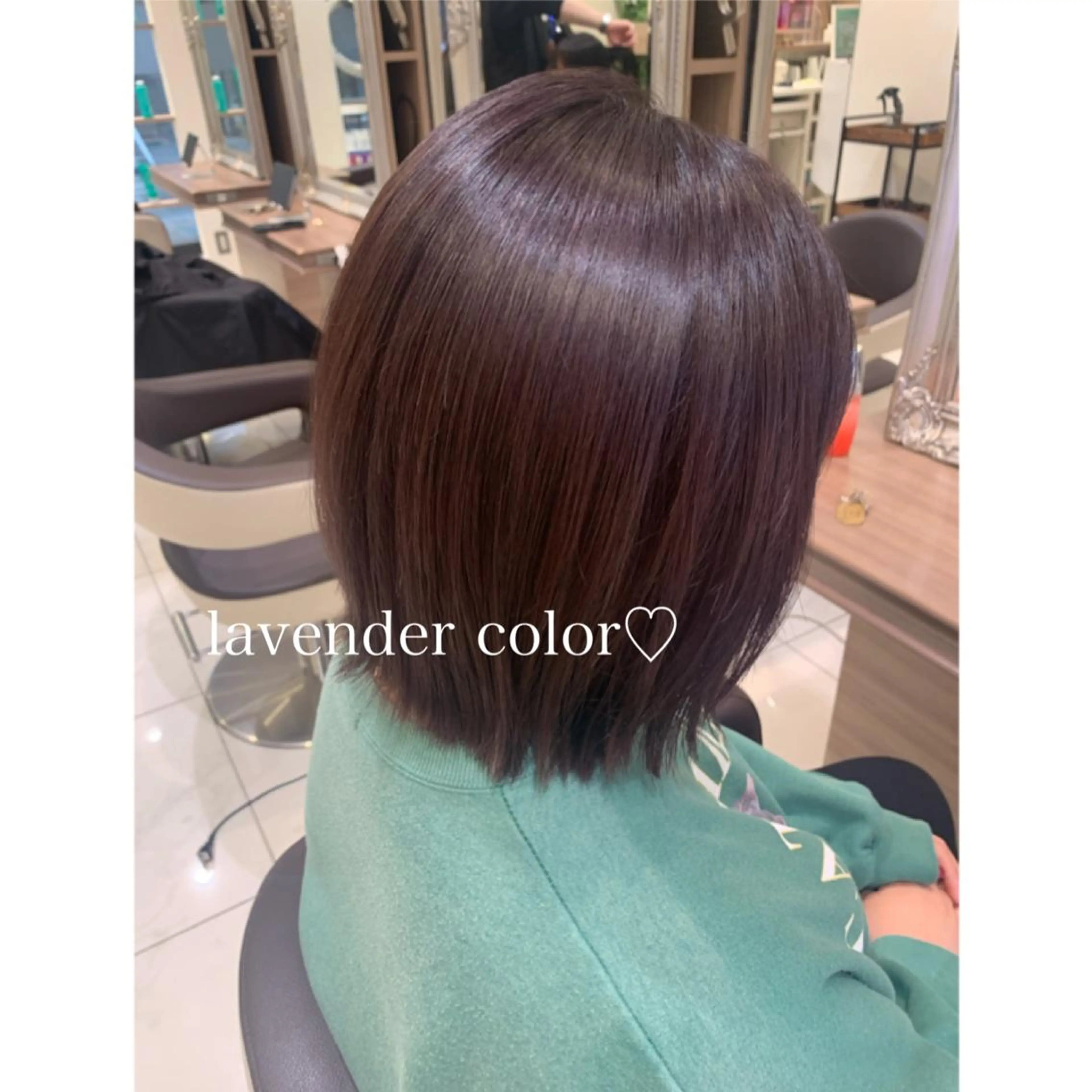 ミディアム カラー Dears 香芝店所属・関 優希のヘアスタイル