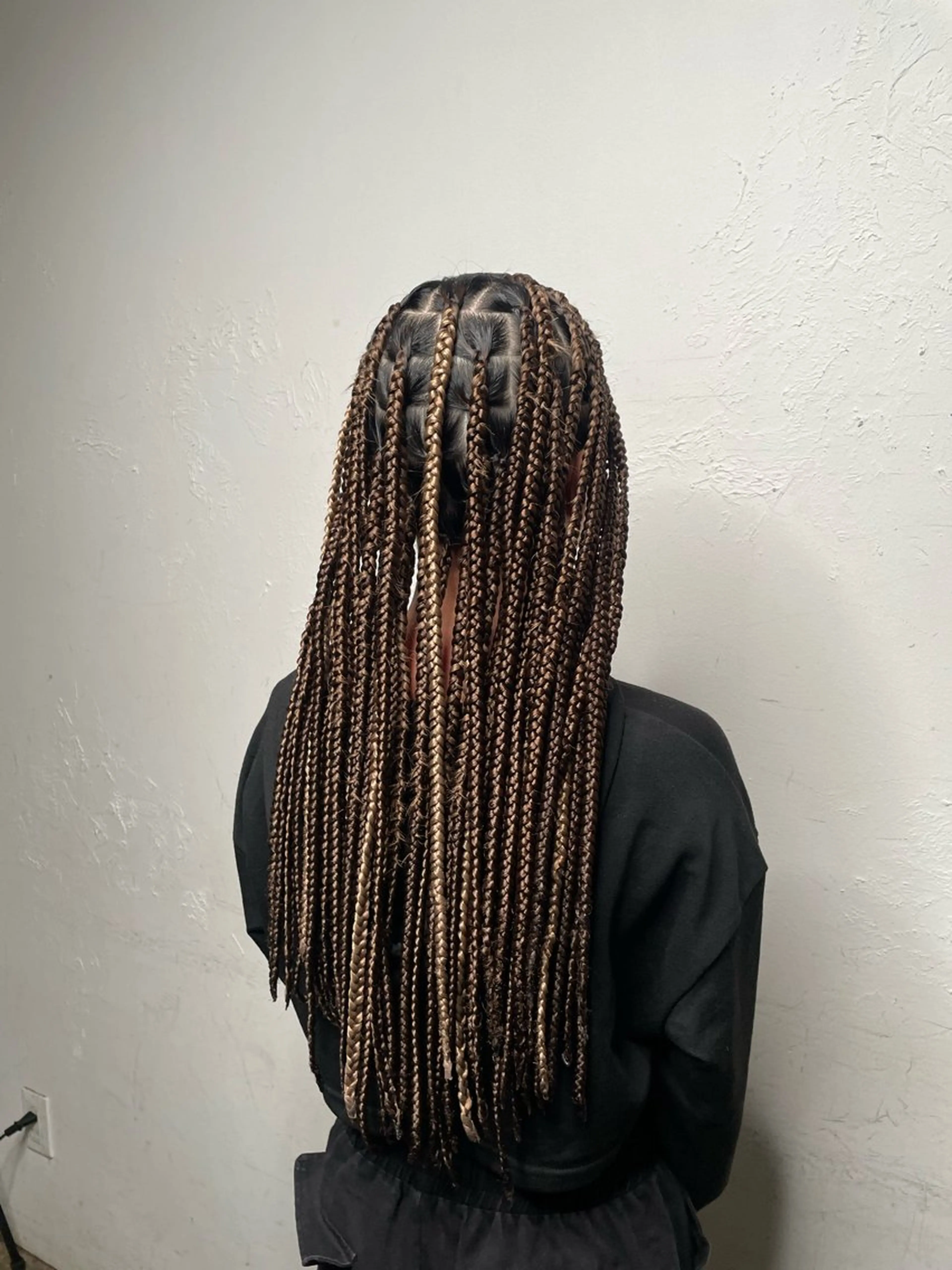 ロング ヘアアレンジ エクステ コーンロウ／ブレイズ SYUのヘアスタイル