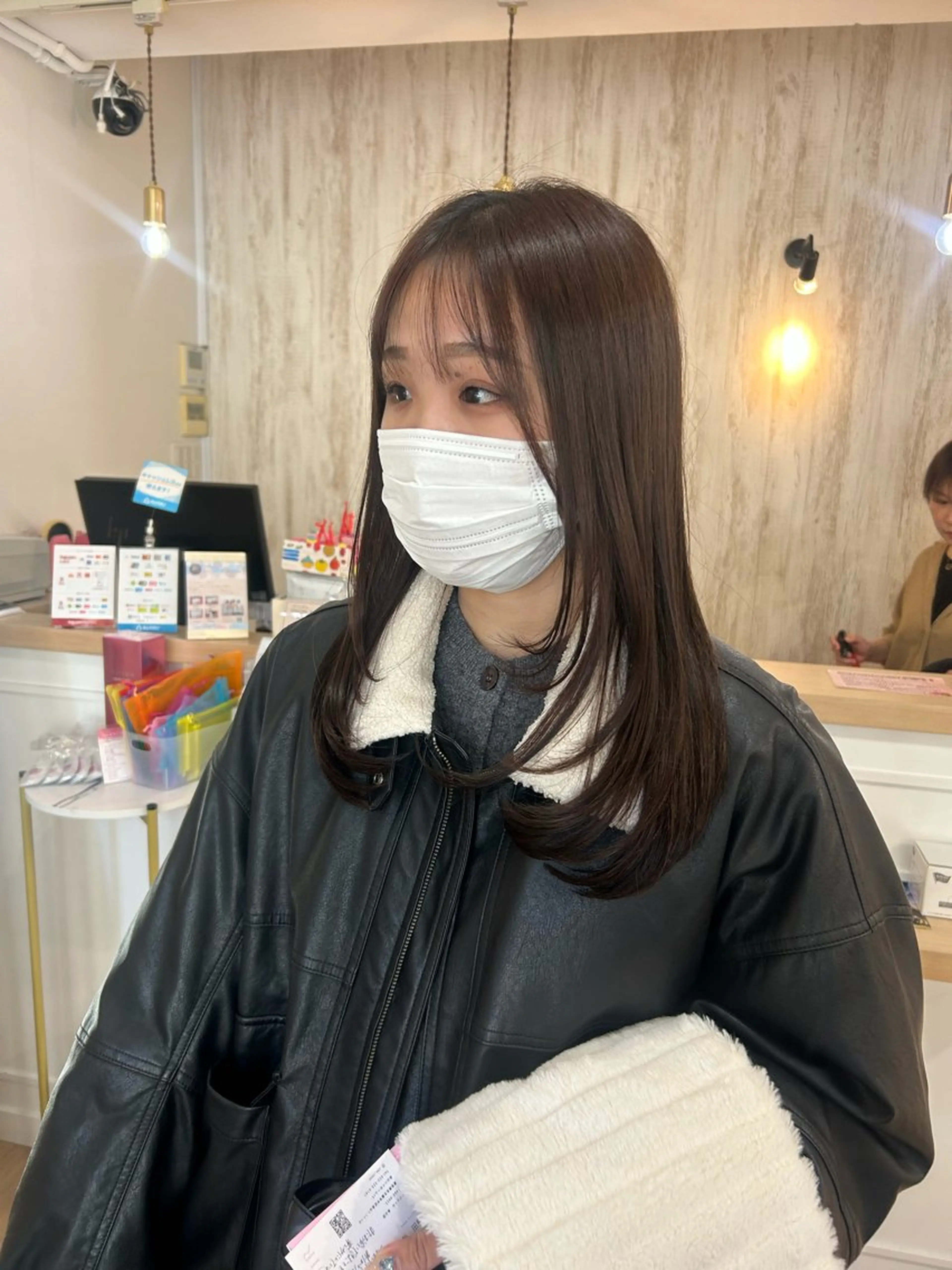 ロング カラー レイヤーカット/髪質 改善✨/藤田侑花のヘアスタイル