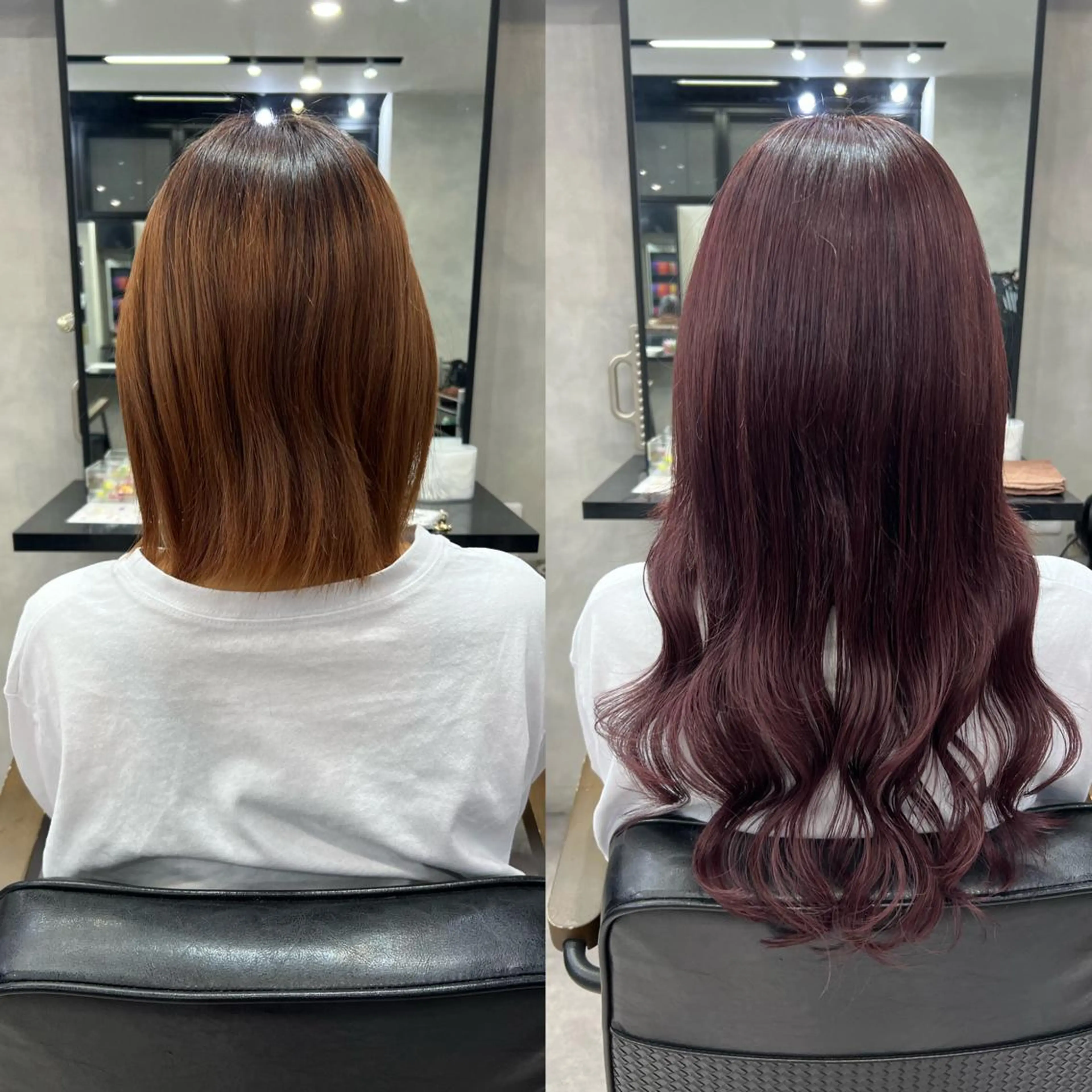 ロング カラー ヘアアレンジ シールエクステ アディクシーカラー アッシュ バレイヤージュ ベージュカラー カット ヘアカラー エクステ ar+ ❤︎ maiのヘアスタイル