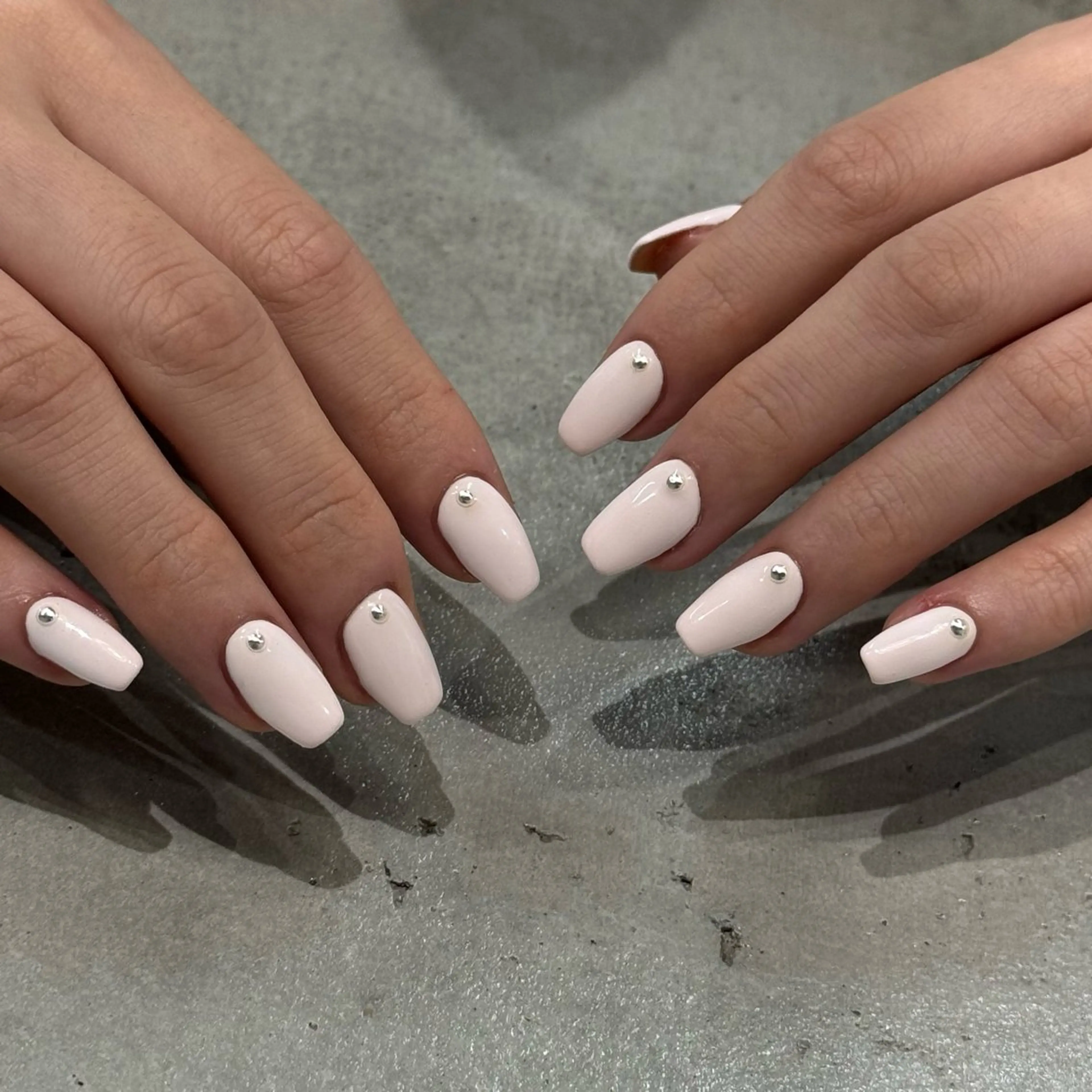 ネイル ワンカラーネイル ピンク ハンドネイル Momoka ネイリスト福岡/薬院のネイルデザイン