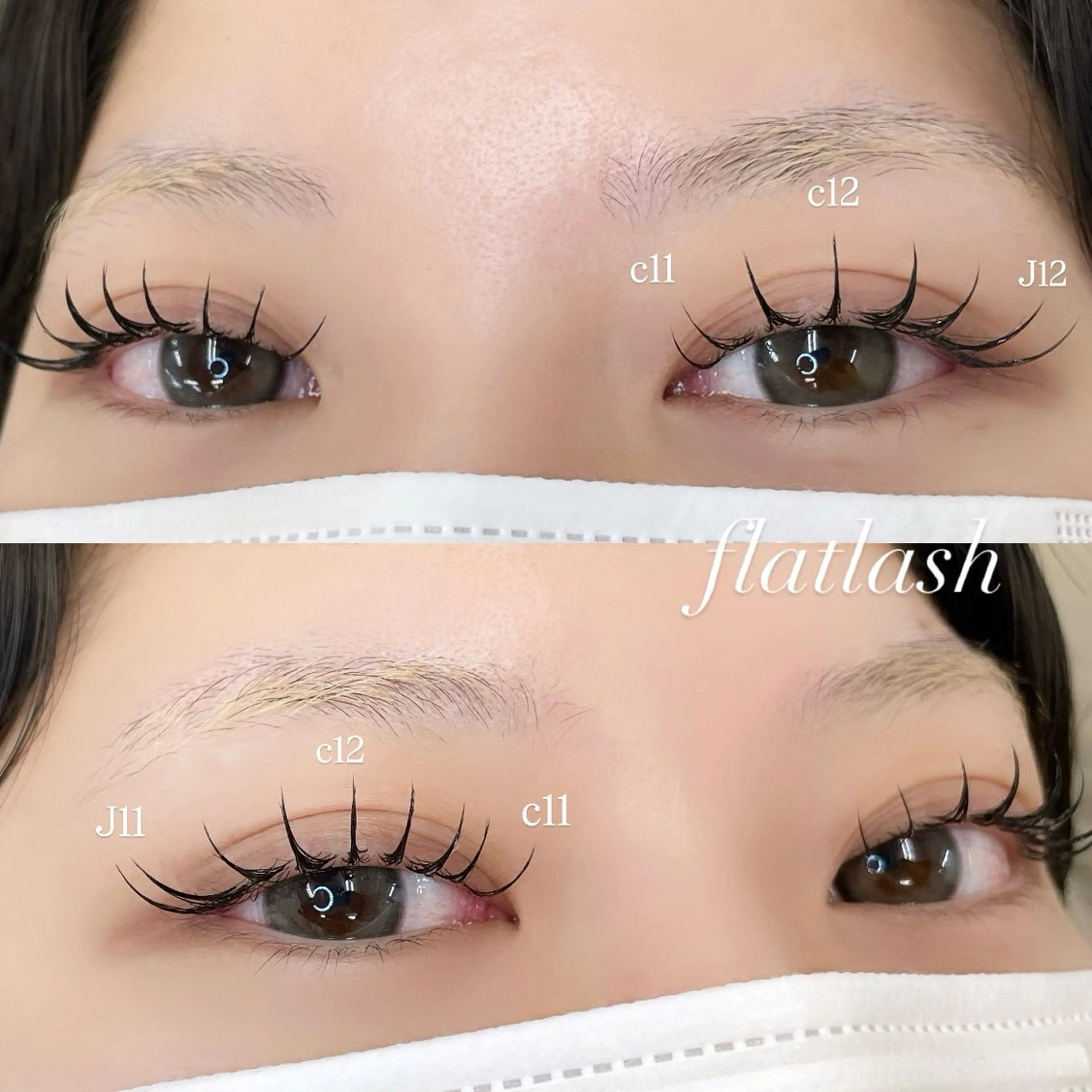 マツエク・マツパ マツエク Mell Yuuna ♡パリエク /束感のマツエク・マツパデザイン