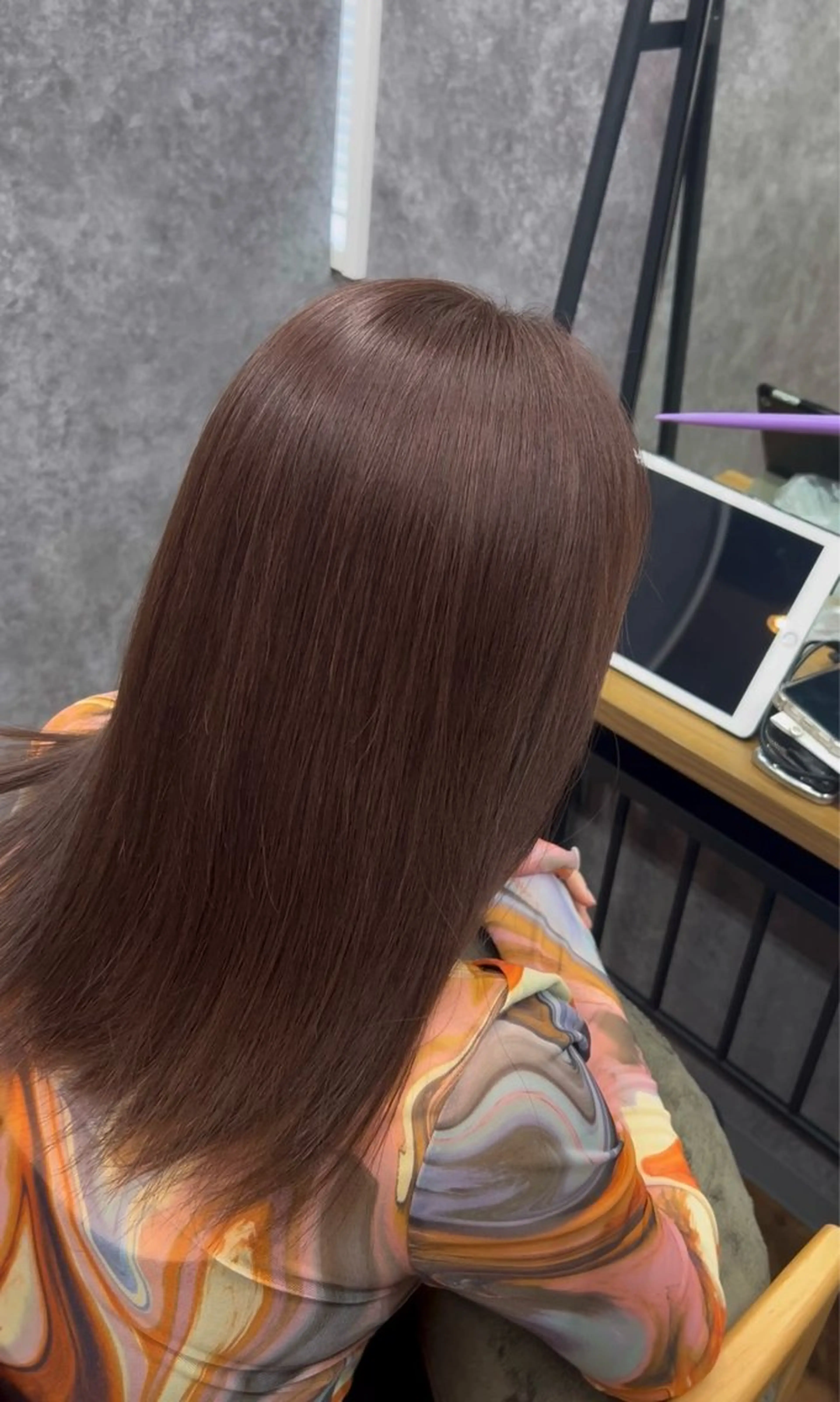 ミディアム カット ヘアカラー ヘアセット cocoa【ココア】船橋所属・Cocoa船橋🦄 chinamiのヘアスタイル